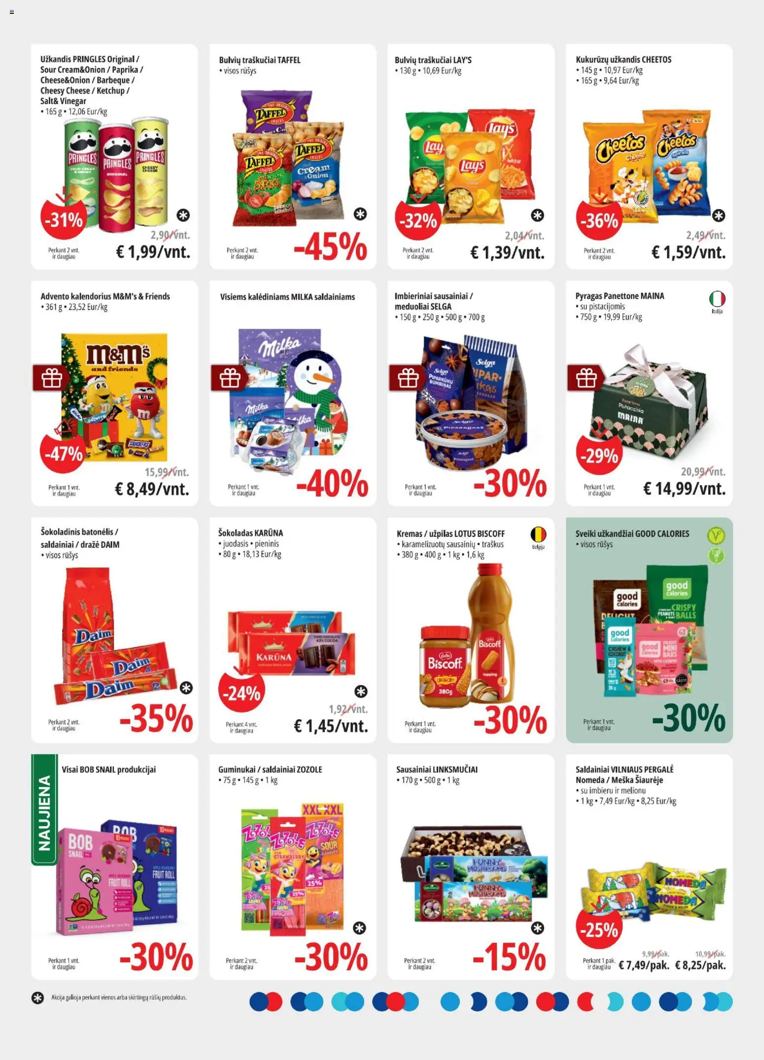 ePromo akcijos nuo 12.11.2025 | Puslapis: 9 | Prekių: Sausainiai, Paprika, Šokoladas, Traškučiai