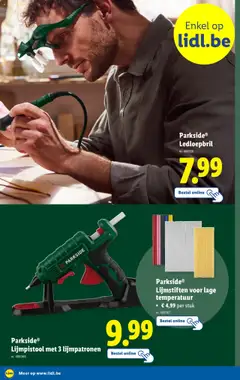 Parkside® Lijmstiften voor lage temperatuur, Glue sticks for low temperature • € 4,99 per stuk - Voorbeeld van een folder van Lidl, geldig van 15.10.2025 | Pagina: 7 | Producten: Lijmstiften