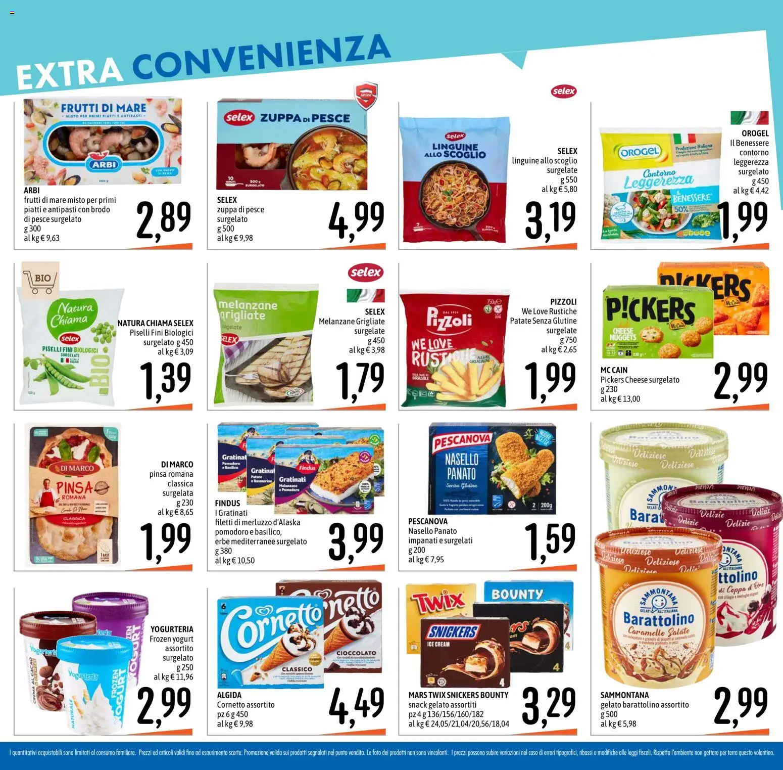 Volantino Emisfero del 12.03.2026 | Pagina: 20 | Prodotti: Cioccolato, Pomodoro, Piselli, Terra