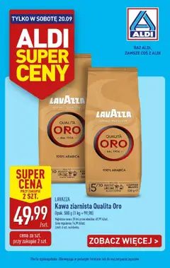Pogląd oferty "Aldi Gazetka - Tylko w sobotę" - ważna od 20.09.2025
