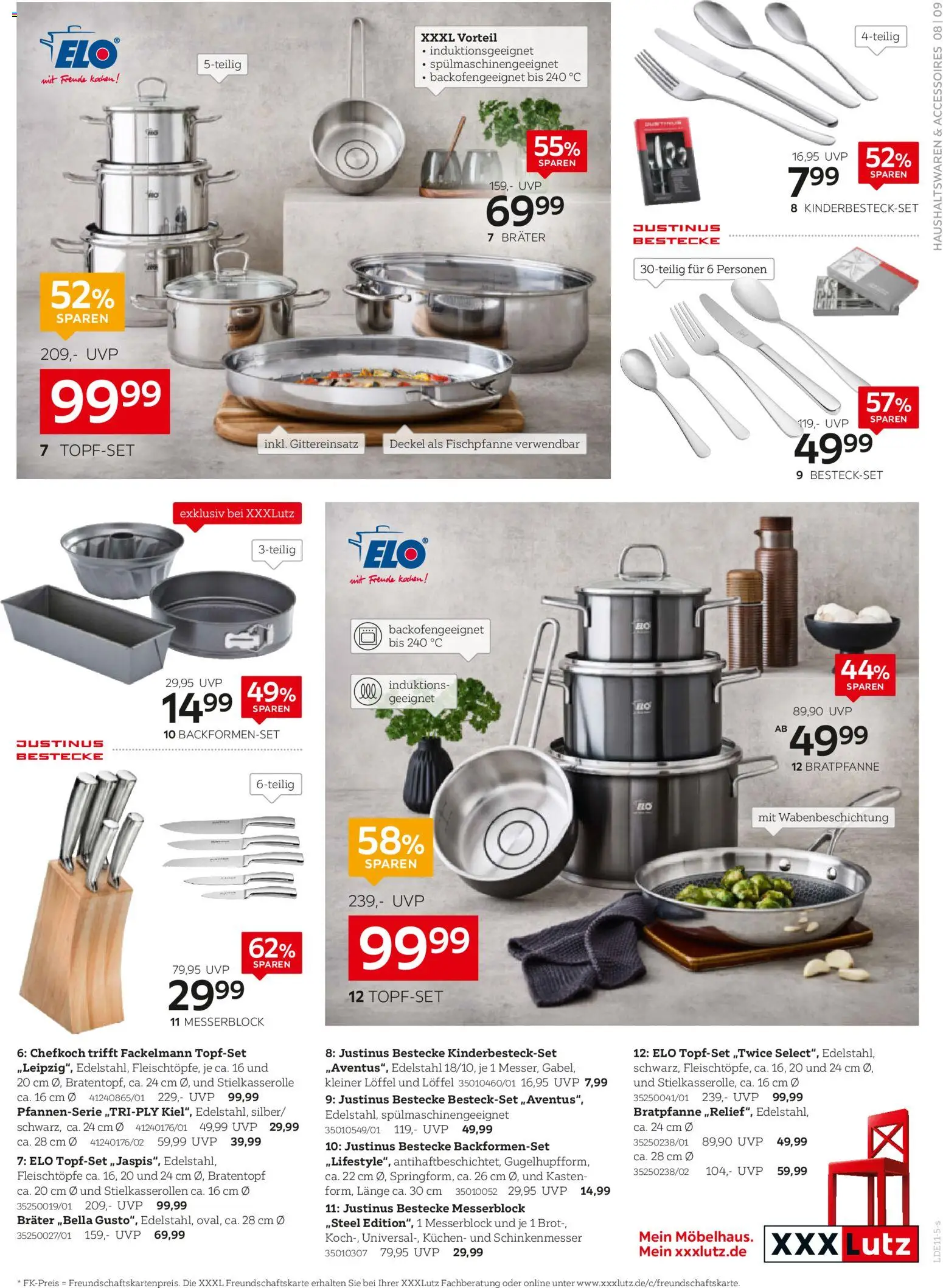 XXXL Lutz Winterzeit – gültig ab 16.11.2025 | Seite: 9 | Produkte: Brot, Kuchen