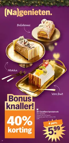 Albert Heijn folder week 51 - Voorbeeld van een folder van Albert Heijn, geldig van 16.12.2025 | Pagina: 22 | Producten: Schaal