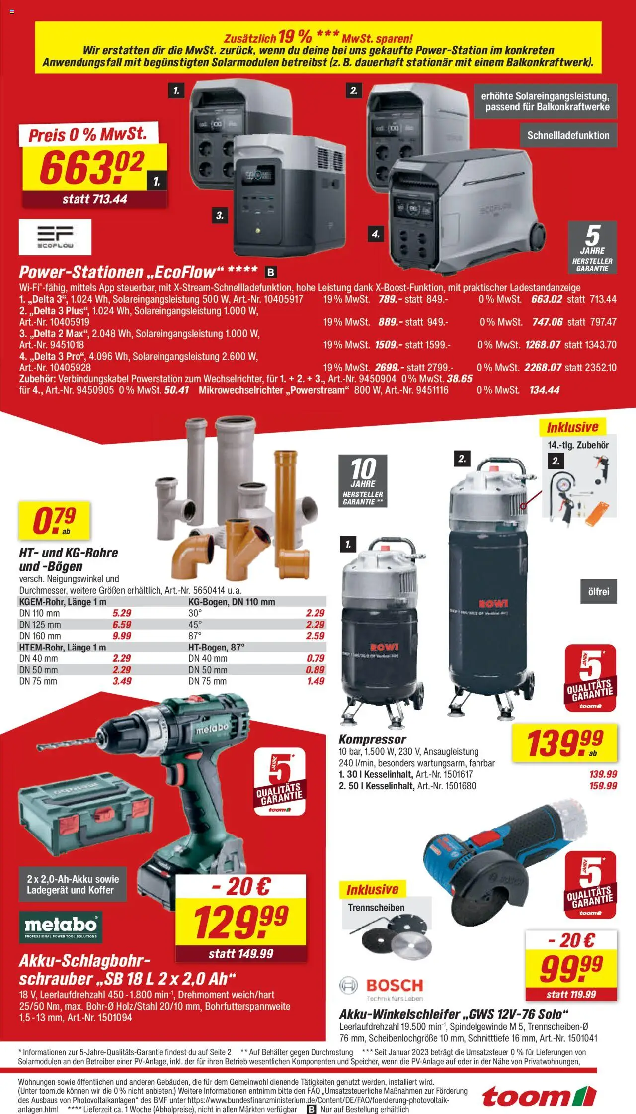 Toom Baumarkt Prospekt 	 - gültig ab dem 23.08.2025 | Seite: 7 | Produkte: Bosch, Koffer, Ladegerät