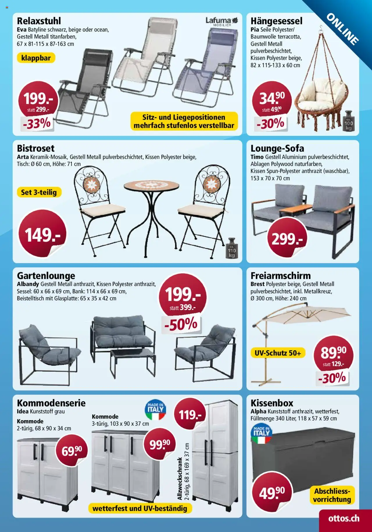Otto's Online Katalog ab 31.05.2025 | Seite: 33 | Produkte: Tisch, Kissen, Box, Beistelltisch