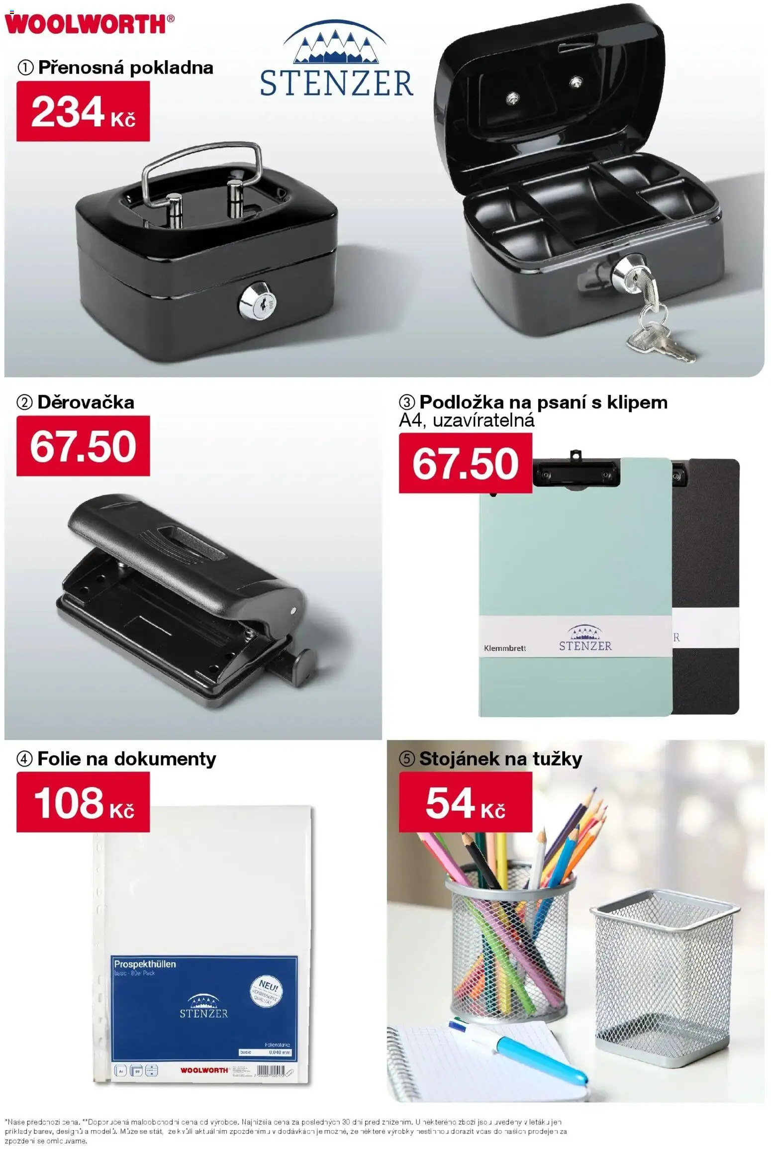 Woolworth leták - Třebíč, Třinec, Žatec od 09.01.2026 | Strana: 12 | Produkty: Pokladna, Fólie, Cd