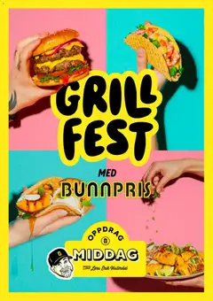 Forhåndsvisning av Grillfest hos Bunnpris gyldig fra 25.04.2026