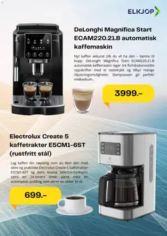 Forhåndsvisning av Elkjøp kundeavis gyldig fra 08.04.2026 | Side: 2 | Produkter: Kaffetrakter, Laitue, Kaffemaskin