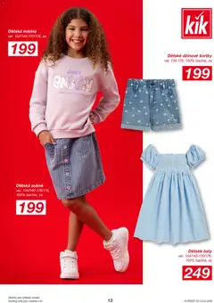 Náhled letáku Kik leták od 23.03.2026 | Strana: 13 | Produkty: Šaty, Sukně, Mikina