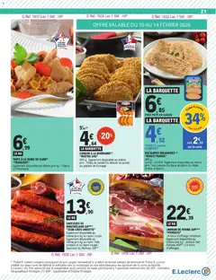 E.Leclerc - Prévisualisation de E.Leclerc catalogue semaine 7 valide à partir de 10.02.2026 | Page: 21 | Produits: Huile D'olive, Frites, Volaille, Jambon