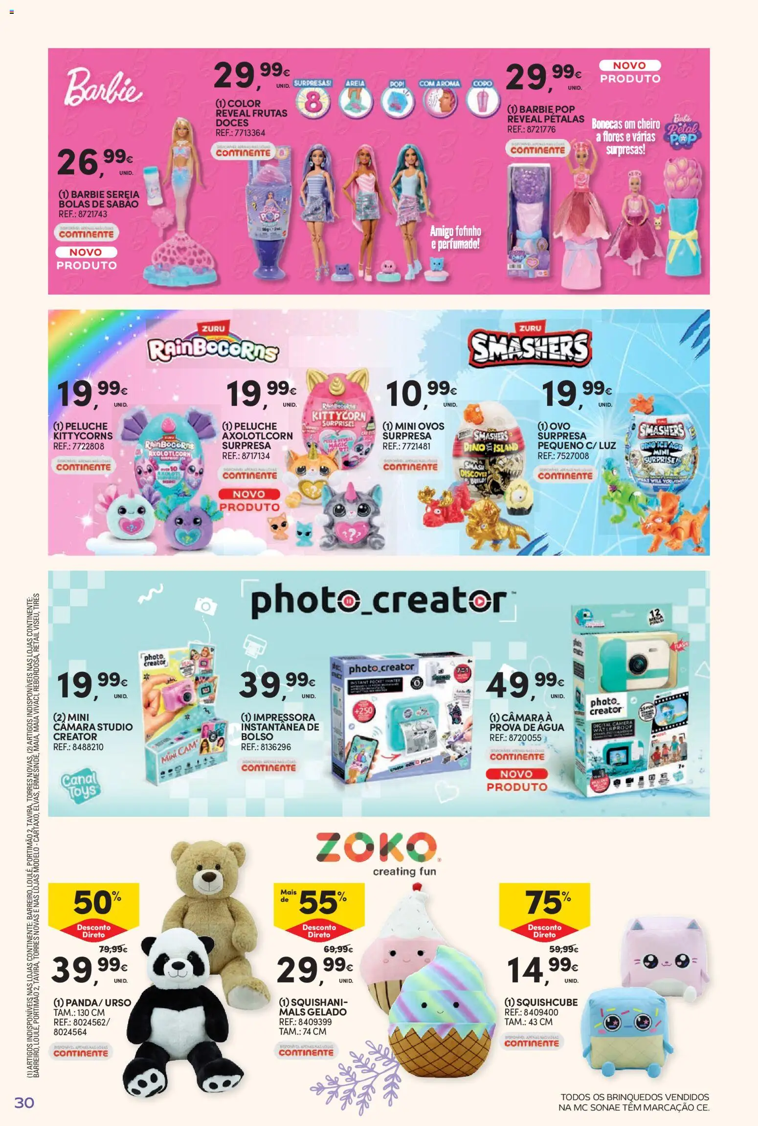 Continente - Nesta Páscoa, alimente a tradição │ válido de 17.03.2026 | Página: 30 | Produtos: Câmera, Flores, Gelado, Ovos