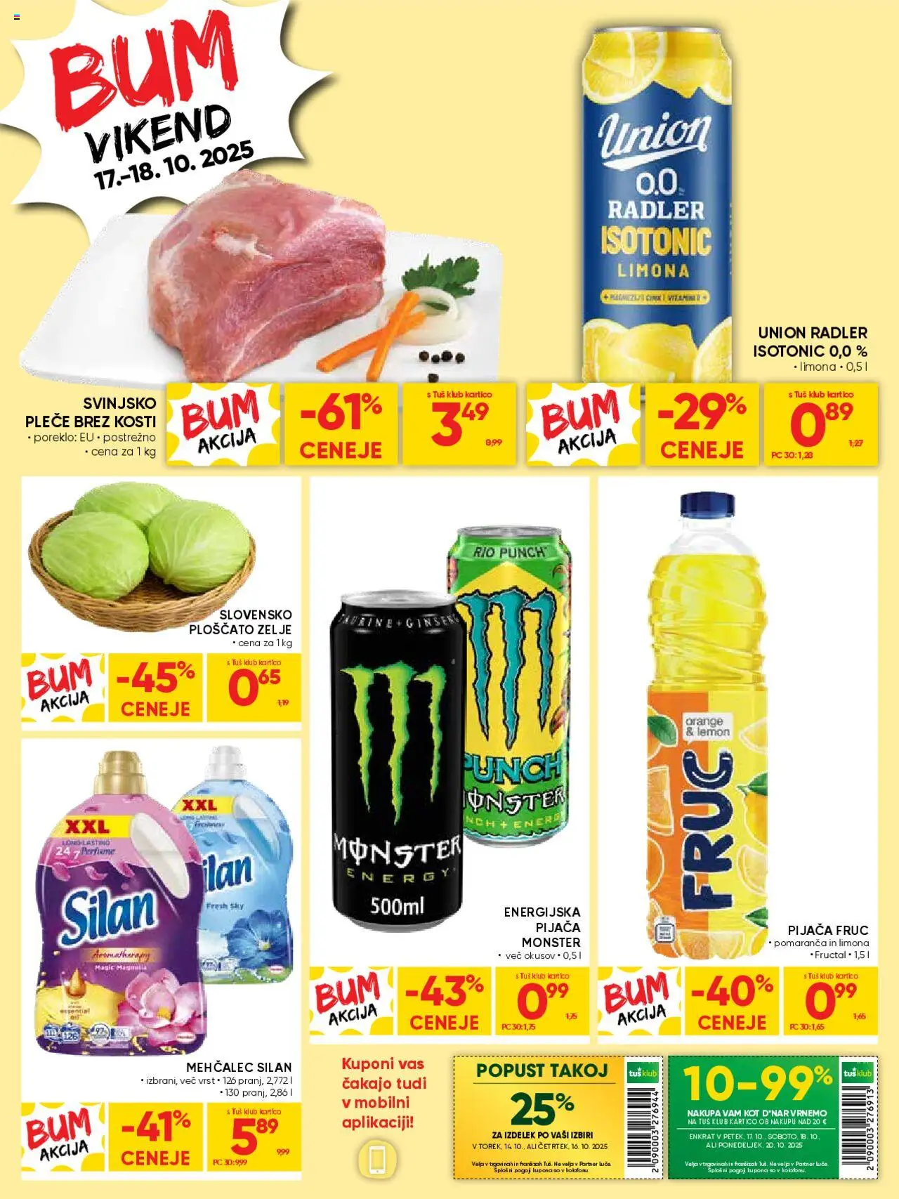 Novi Tuš katalog ponudbe – veljaven od 15.10.2025 | Stran: 20 | Izdelki: Mehčalec, Radler, Limona