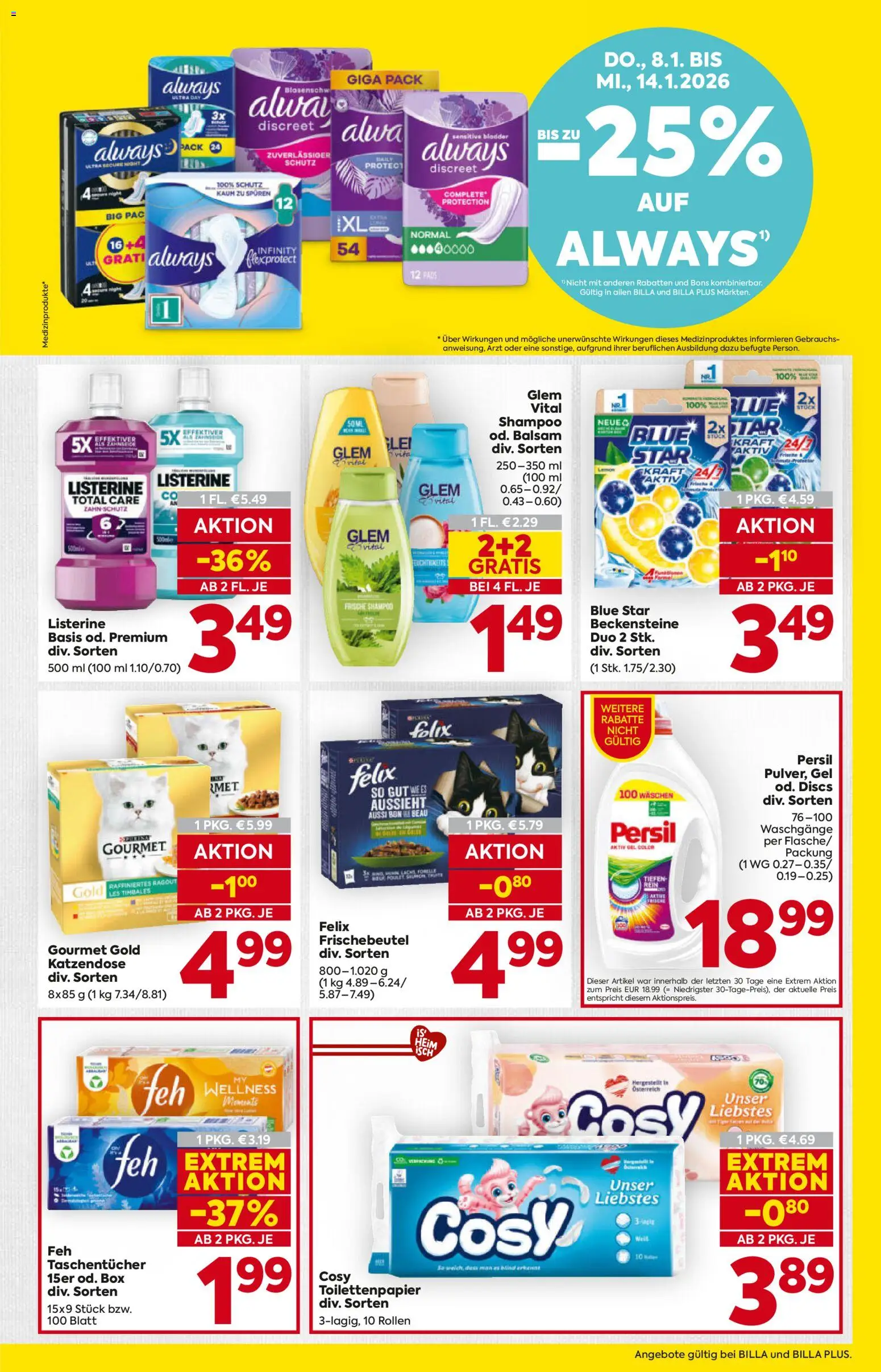 Billa Flugblatt - Salzburg gültig ab 08.01.2026 | Seite: 19 | Produkte: Box, Shampoo