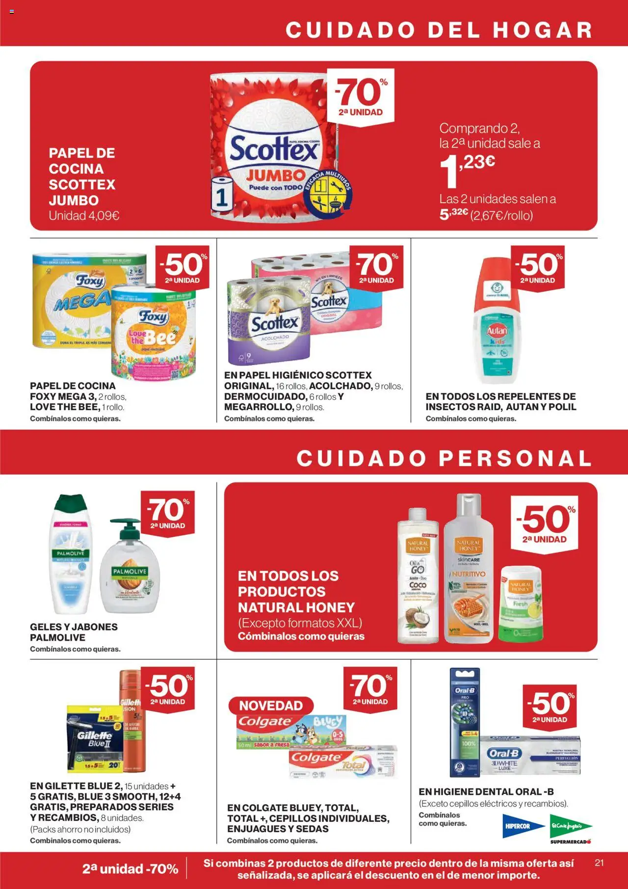 El Corte Inglés ofertas │ válido desde el 14.08.2025 | Página: 25 | Productos: Papel higienico, Τυρόπιτα, Cocina