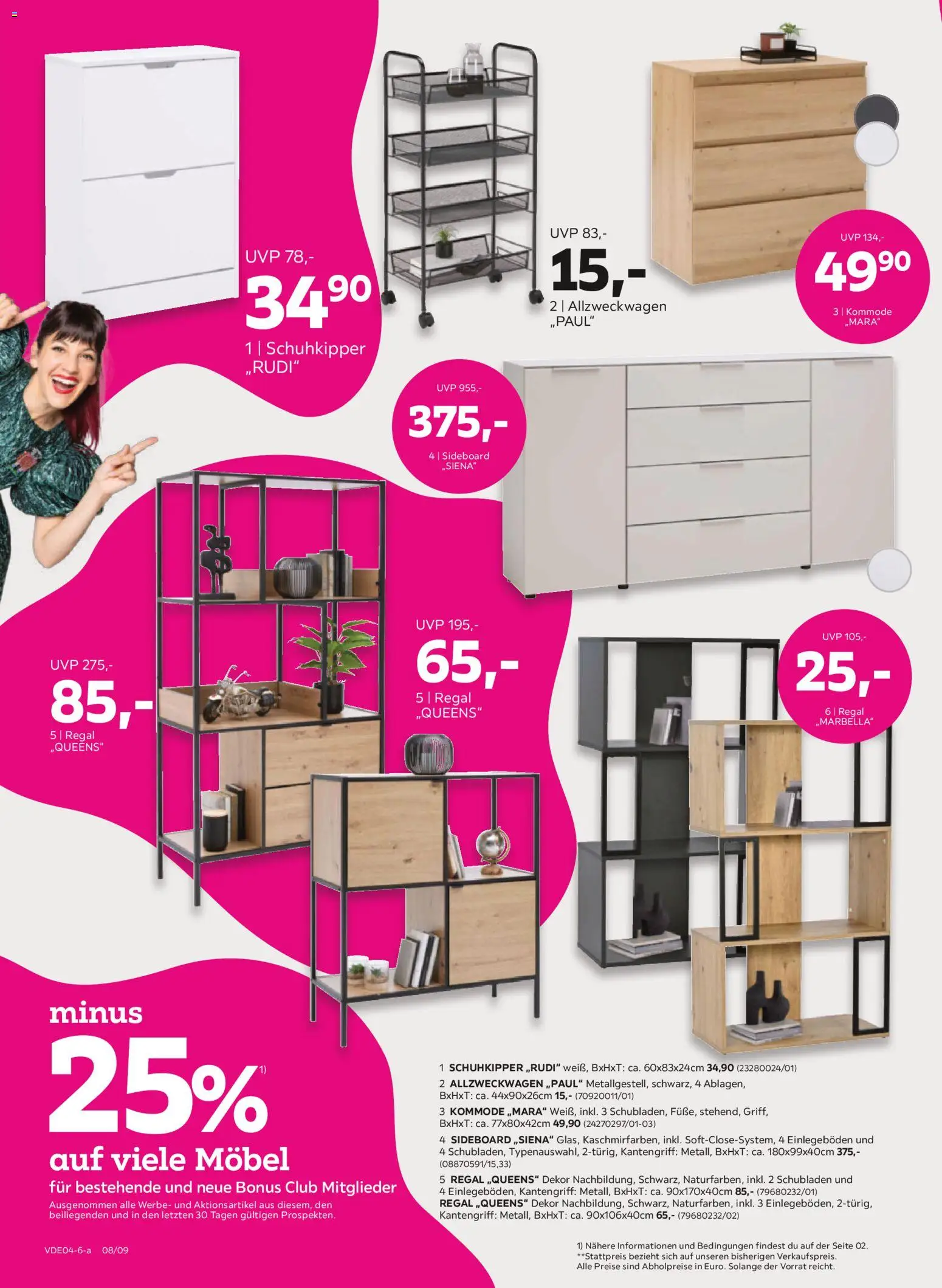 Mömax Prospekt 	 – gültig ab 30.03.2026 | Seite: 8 | Produkte: Sideboard, Kommode, Regal, Schuhkipper