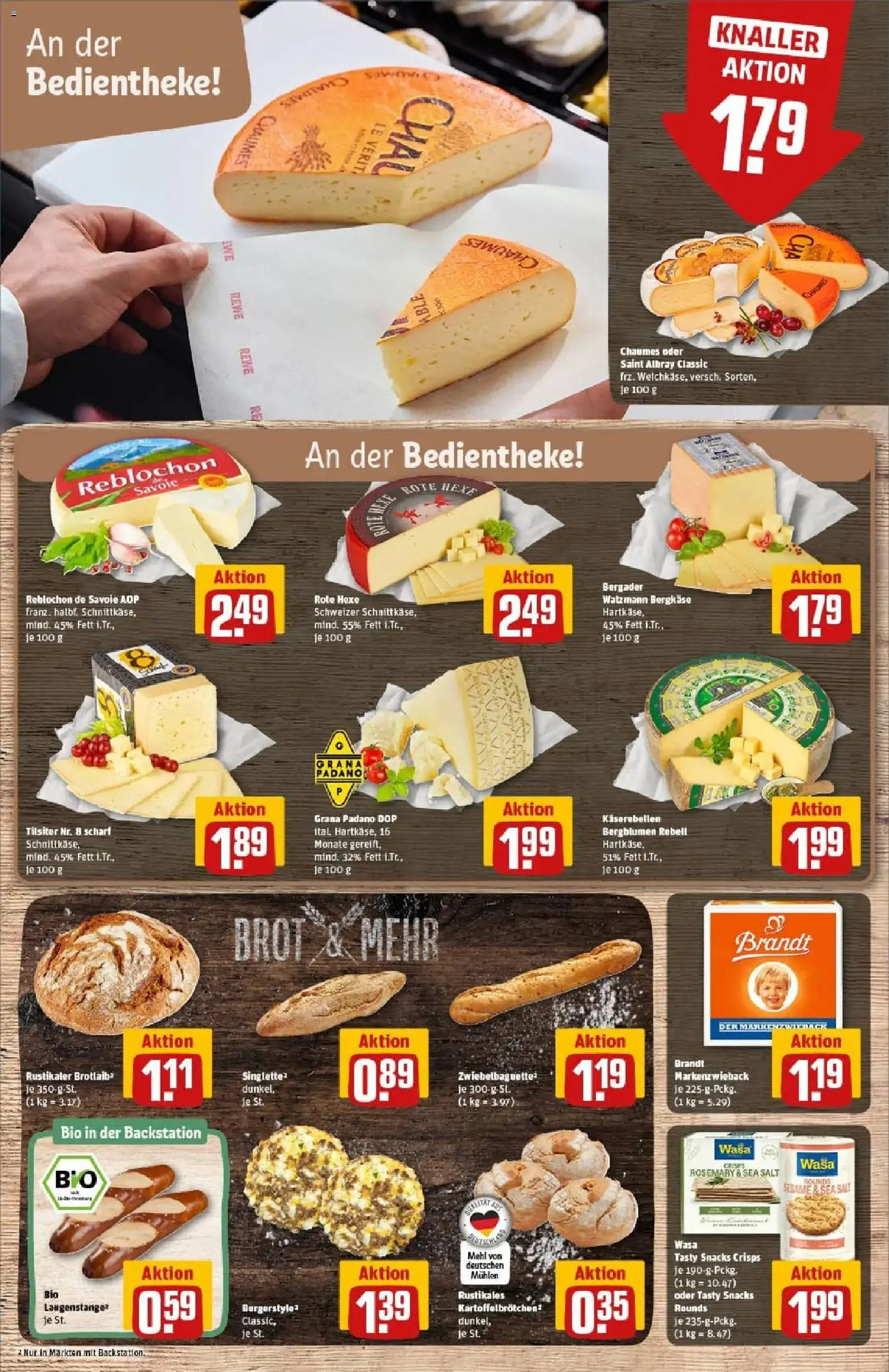 Rewe prospekt Traunreut	 – gültig ab 26.01.2026 | Seite: 15 | Produkte: Mehl, Baguette, Brot