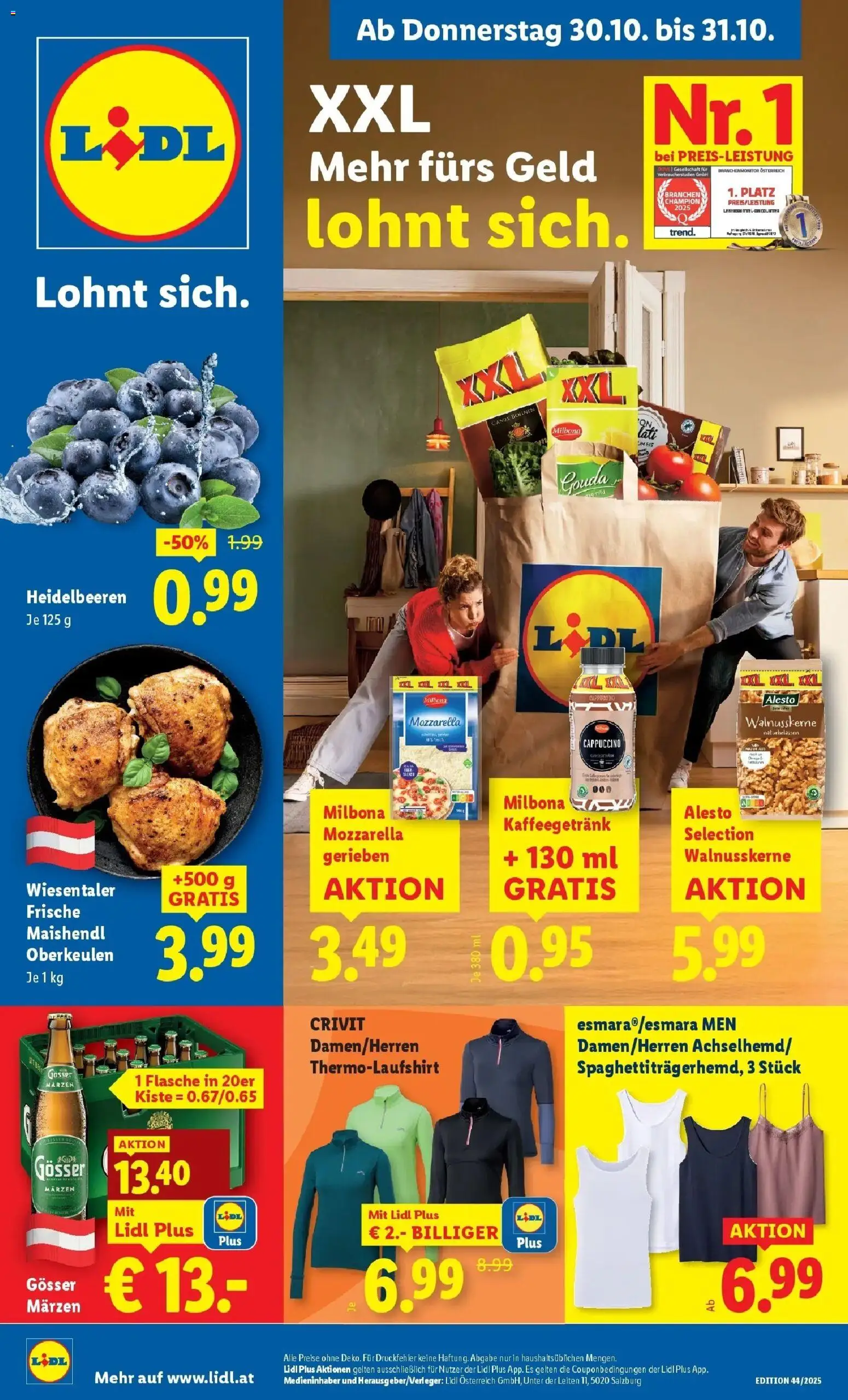 Lidl Flugblatt - Fohnsdorf, Neunkirchen, Graz gültig ab 30.10.2025 | Seite: 1