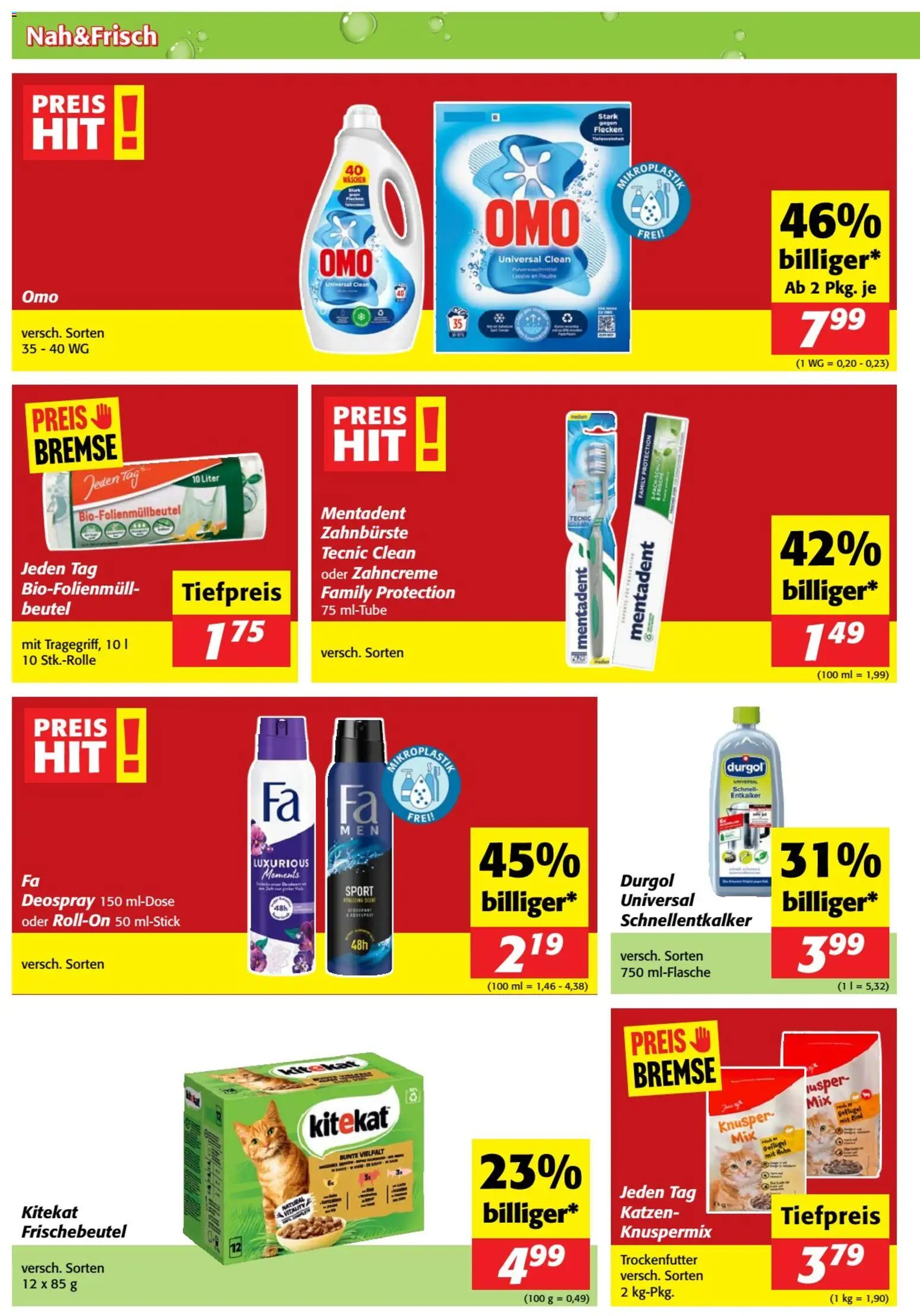 Nah und Frisch Flugblatt gültig ab 15.04.2026 | Seite: 6 | Produkte: Zahnbürste