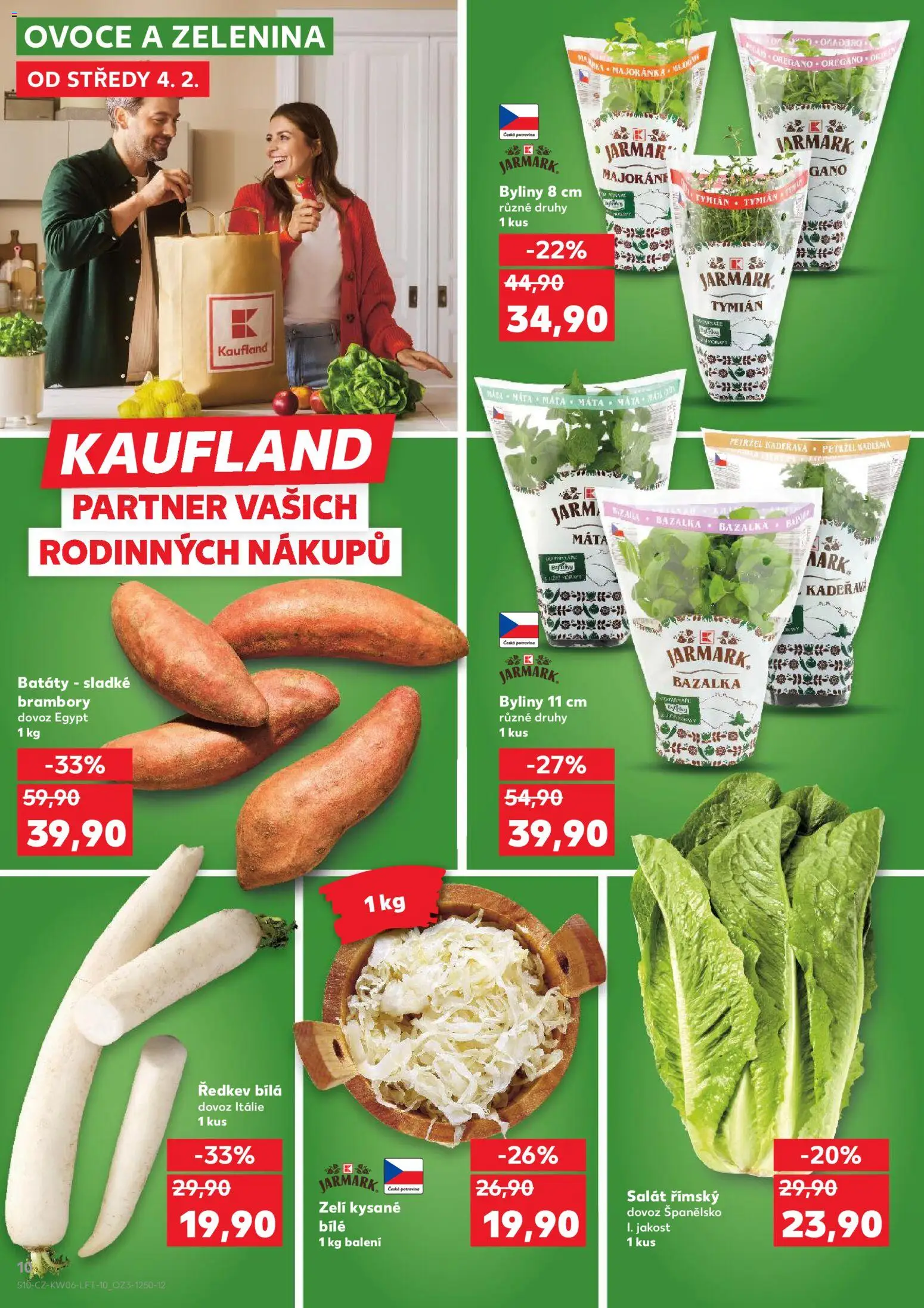 Kaufland leták - Kolín od 04.02.2026 | Strana: 10 | Produkty: Ovoce a zelenina, Zelí, Salát, Batáty