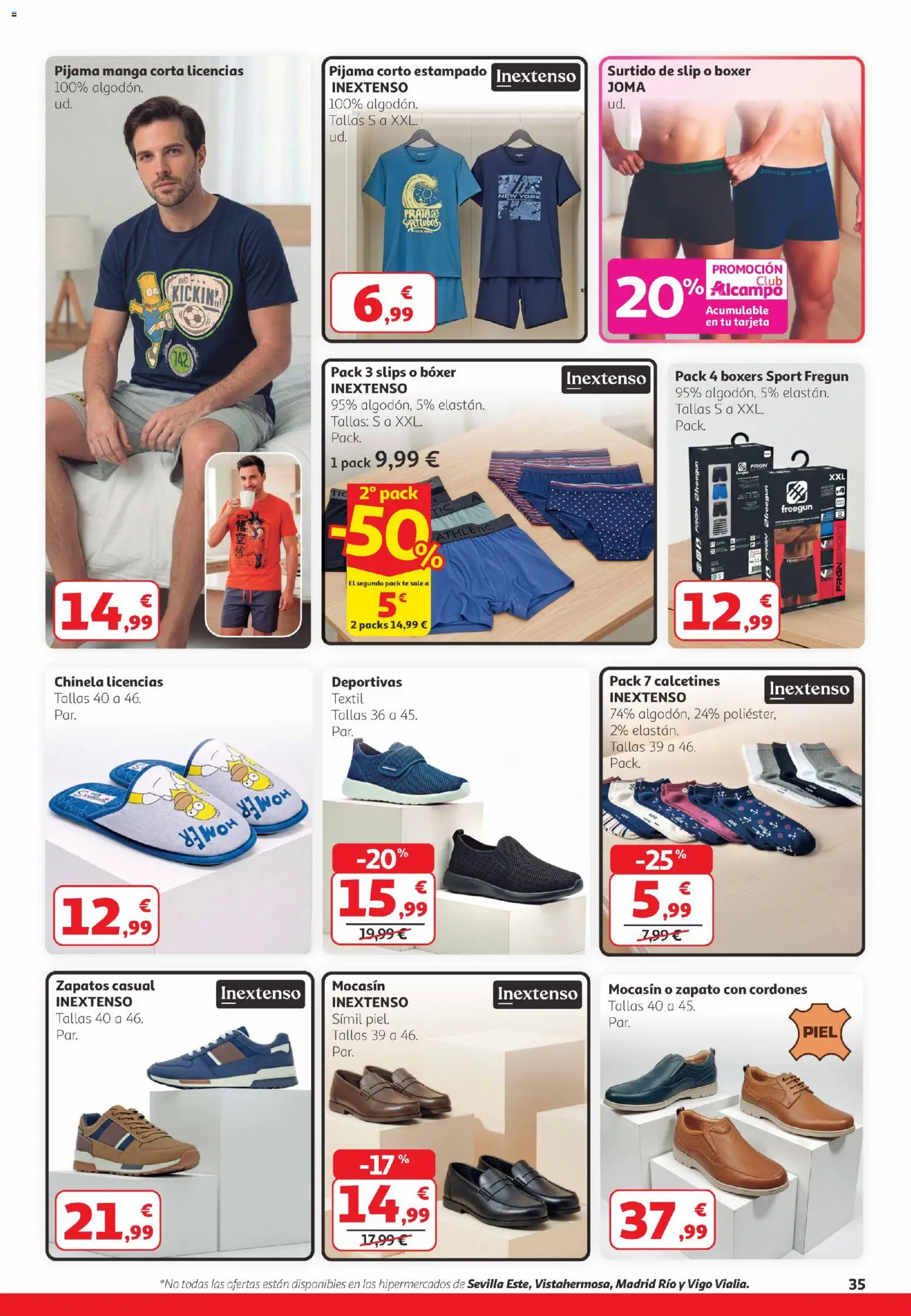 Alcampo -  Canarias │ válido desde el 26.02.2026 | Página: 35 | Productos: Pijama, Boxers, Té