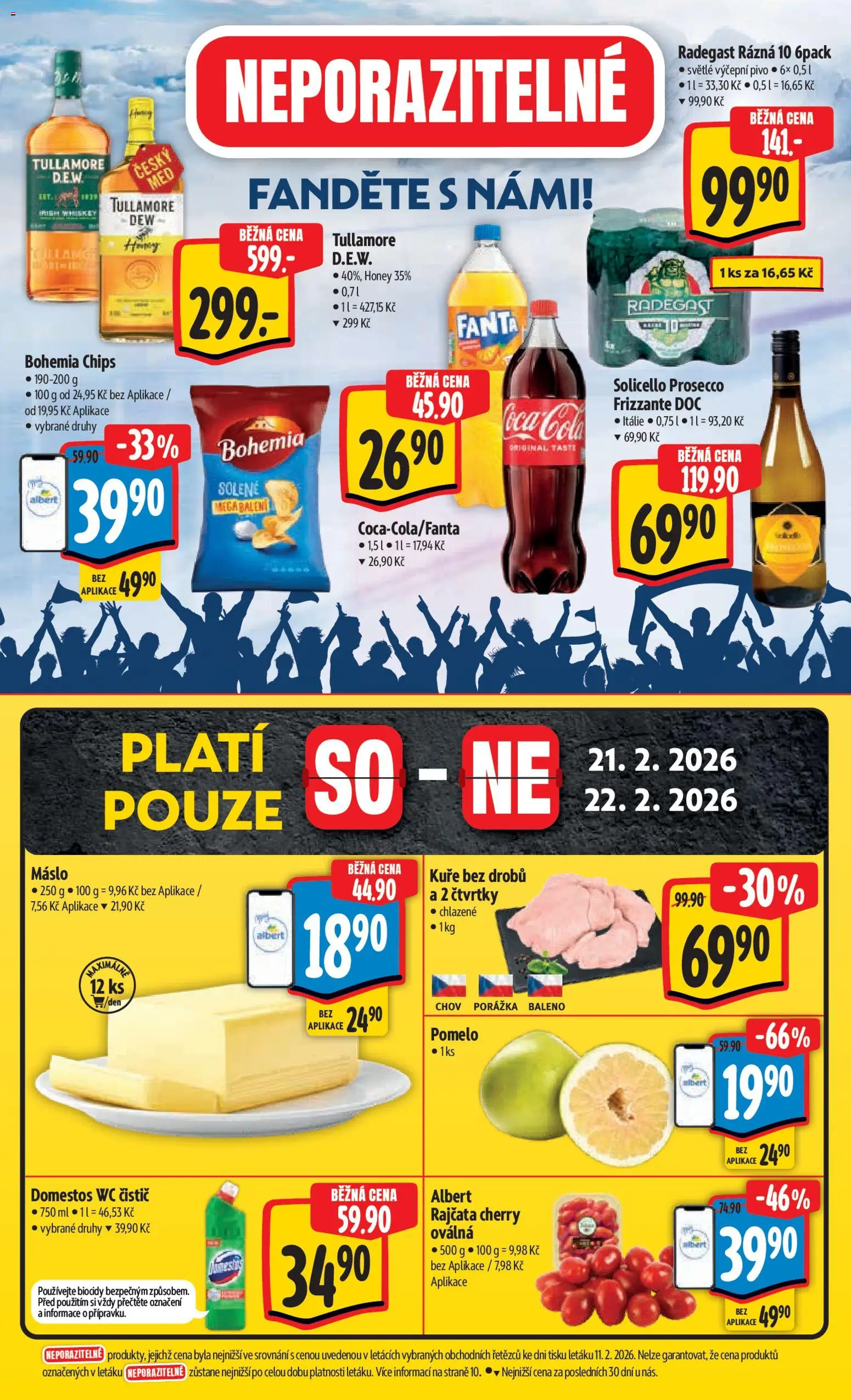 Albert leták - Hypermarket od 18.02.2026 | Strana: 47 | Produkty: Pivo, Frizzante, Radegast, Bohemia chips