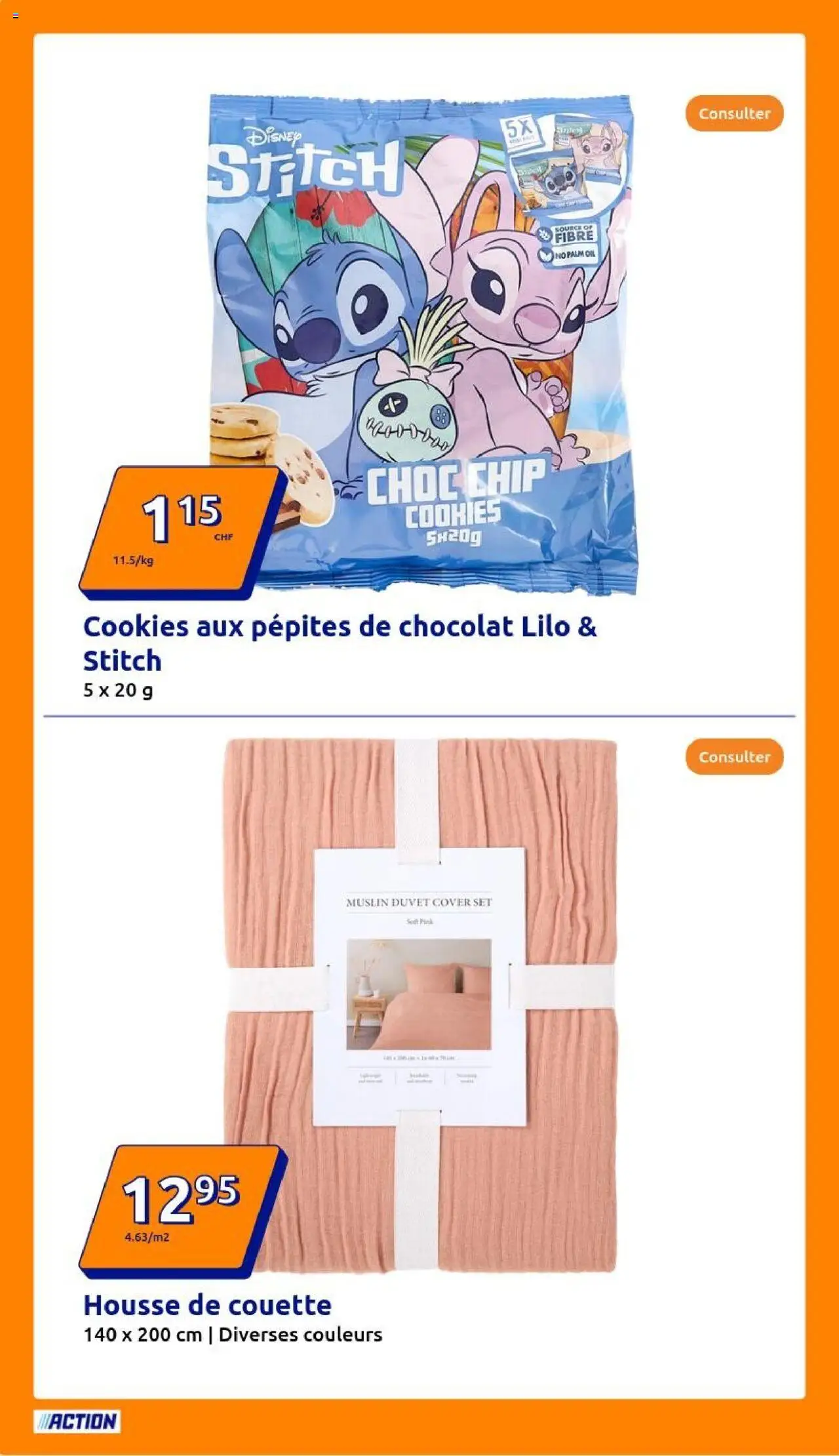  | Page: 12 | Produits: Pépites de chocolat, Cookies, Housse de couette, Chocolat