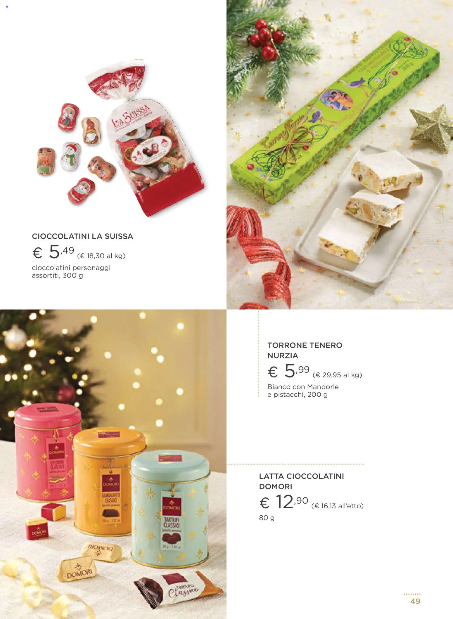 Volantino Esselunga S del 01.12.2025 | Pagina: 49 | Prodotti: Mandorle, Cioccolatini