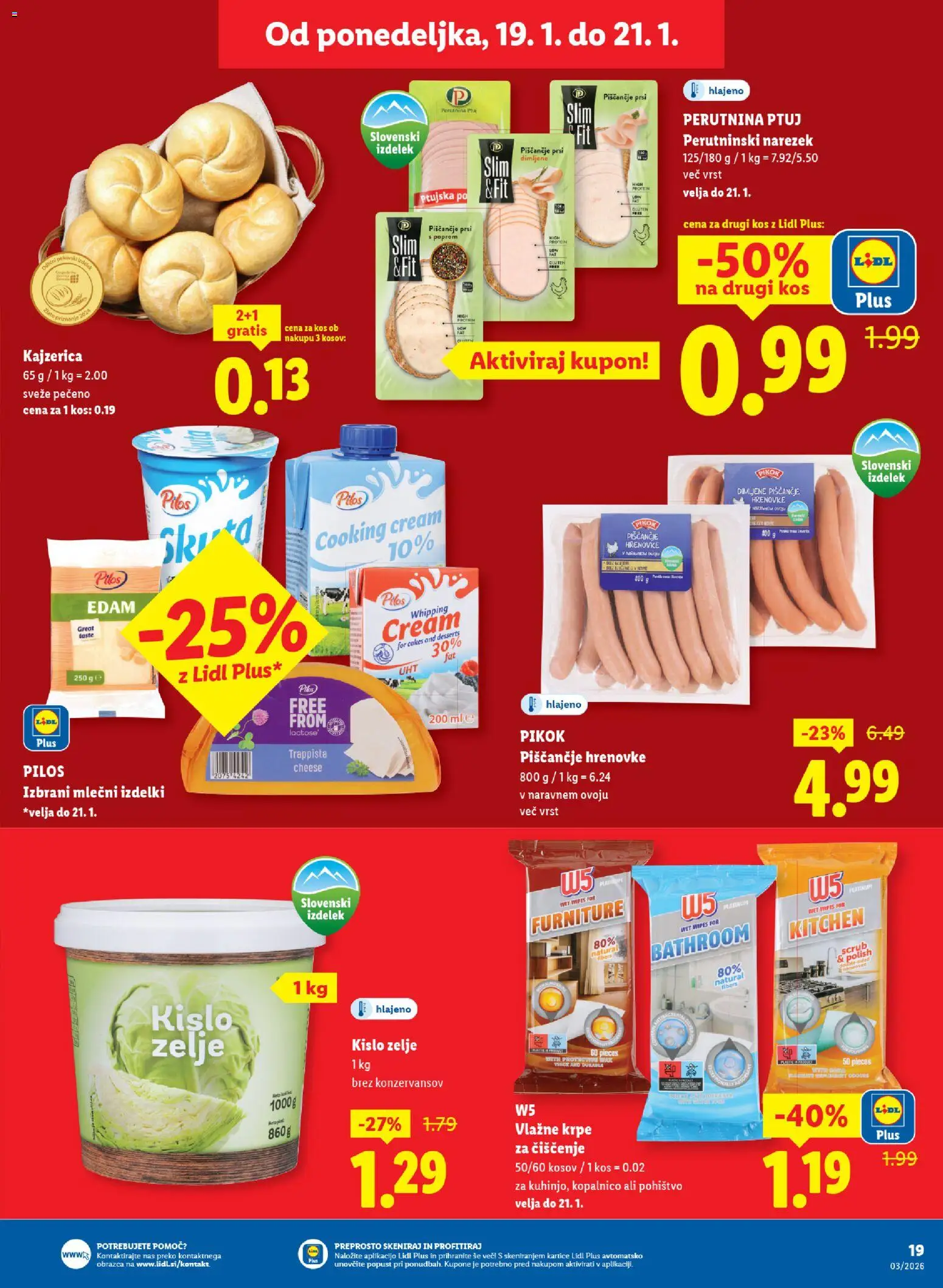 Novi Lidl katalog ponudbe – veljaven od 15.01.2026 | Stran: 29 | Izdelki: Pohištvo, Narezek, Kos, Zelje
