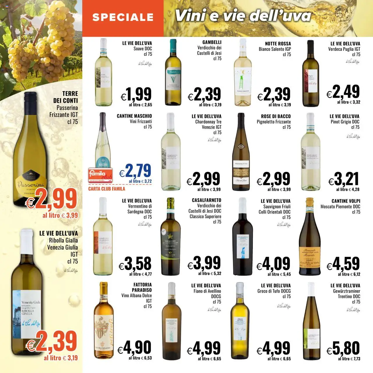 Volantino Famila del 31.07.2025 | Pagina: 14 | Prodotti: Tè, Vino, The