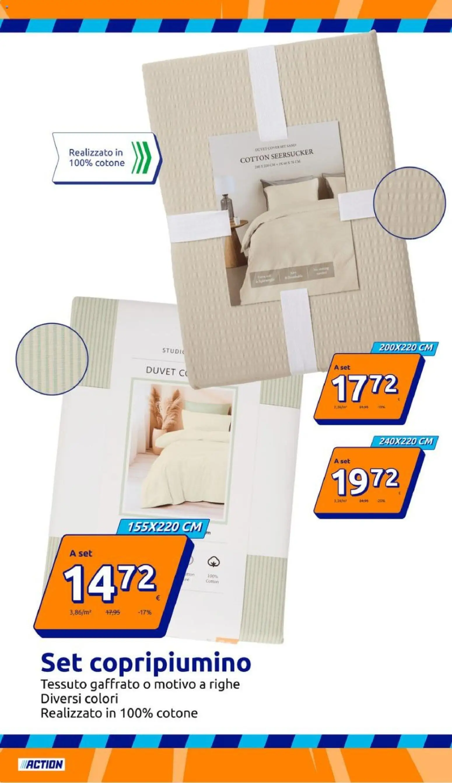 Volantino Action del 29.04.2026 | Pagina: 10 | Prodotti: Copripiumino