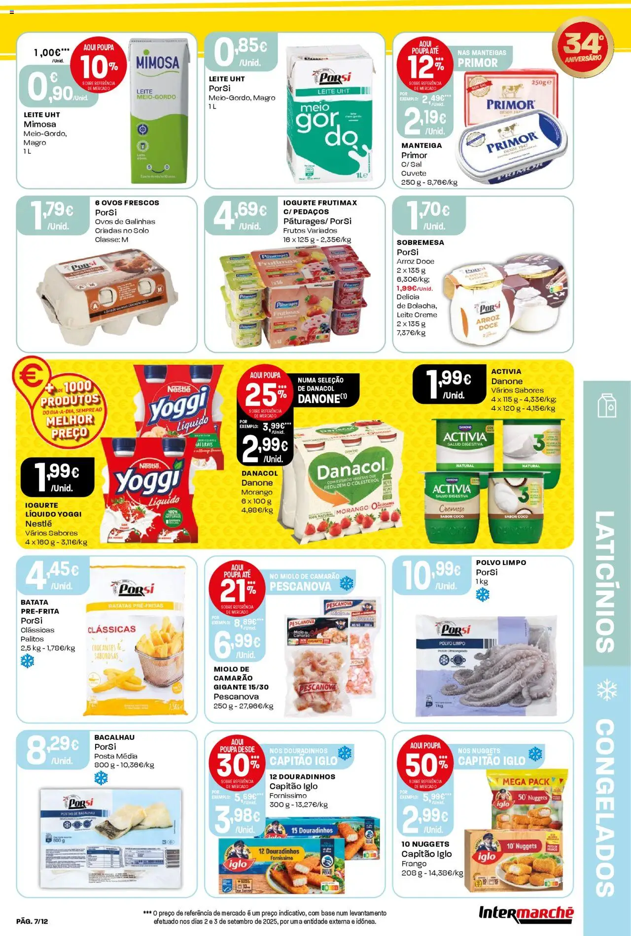 Intermarché Folheto Mini │ válido de 16.10.2025 | Página: 7 | Produtos: Batata, Polvo, Sal, Leite