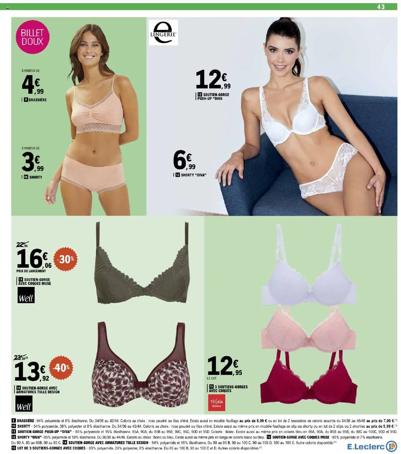  | Page: 43 | Produits: Poudre, Soutien-gorge, Slips