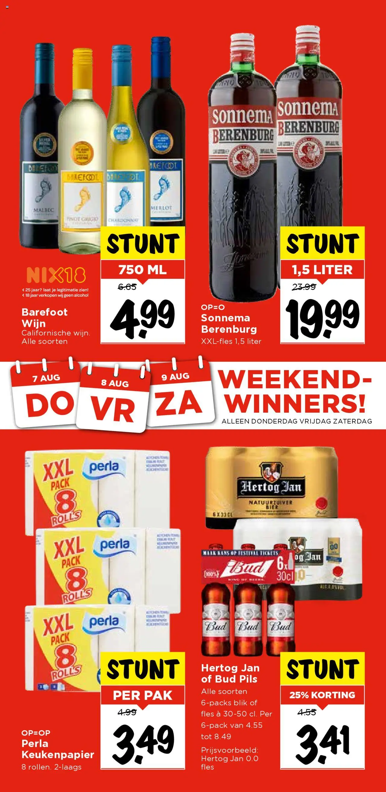  | Pagina: 34 | Producten: Wijn, Bier, Keukenpapier, Alcohol
