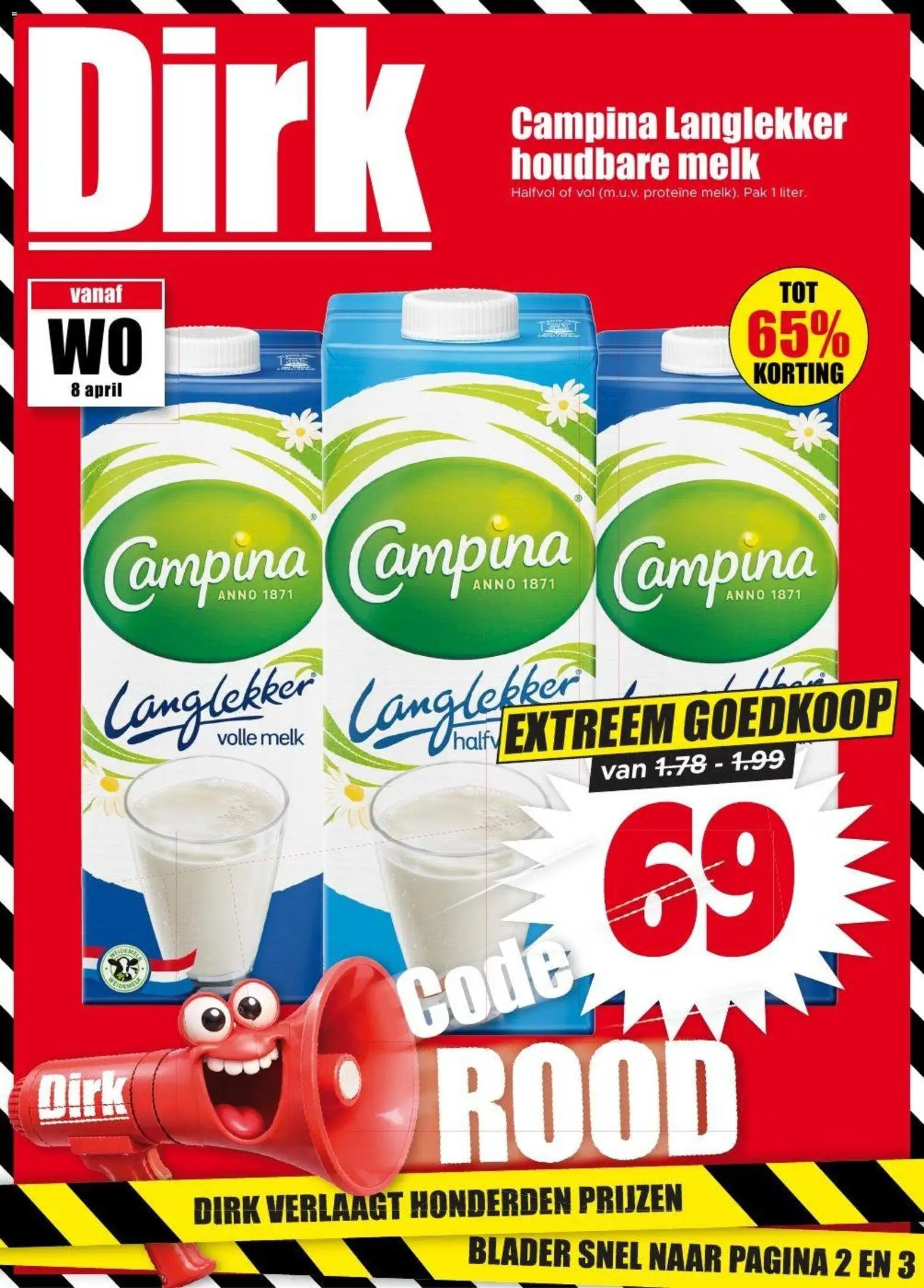 {H1} | Pagina: 1 | Producten: Melk, Volle melk