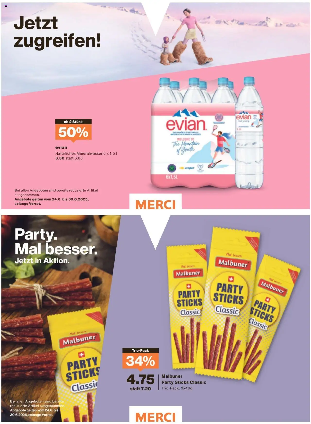 Migros Magazin ab 23.06.2025 | Seite: 52 | Produkte: Mineralwasser