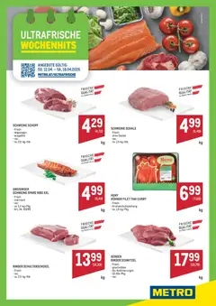 Metro angebote Ultrafrische Wochenhits	 ab 12.04.2026 gültig