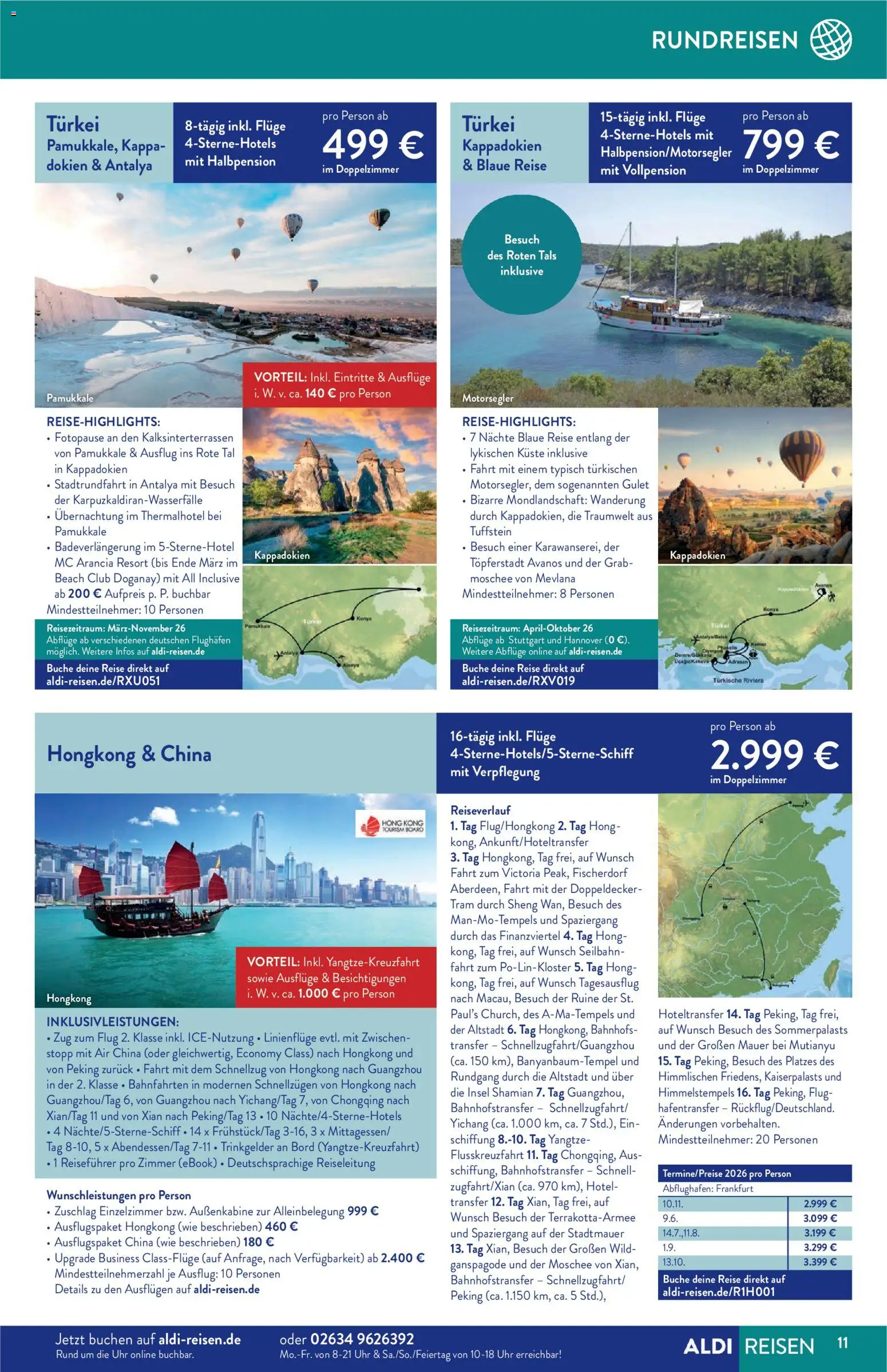 Aldi Reisen Prospekt 	 – gültig ab 01.03.2026 | Seite: 11 | Produkte: Uhr
