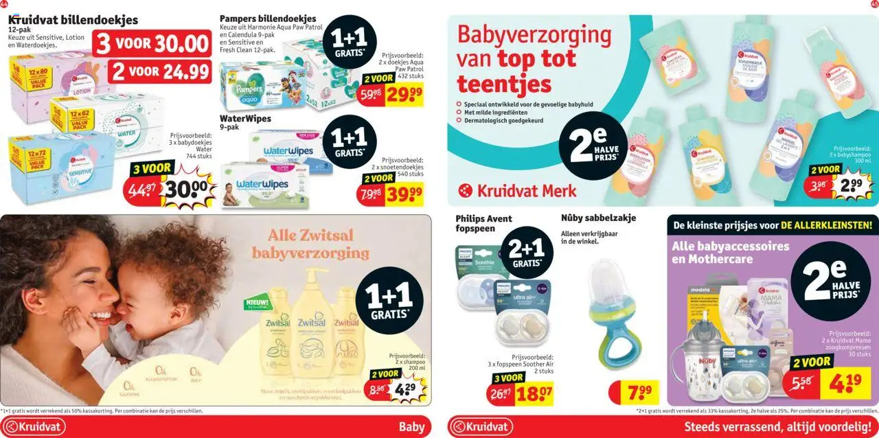  | Pagina: 23 | Producten: Babydoekjes, Pads, Shampoo, Kan