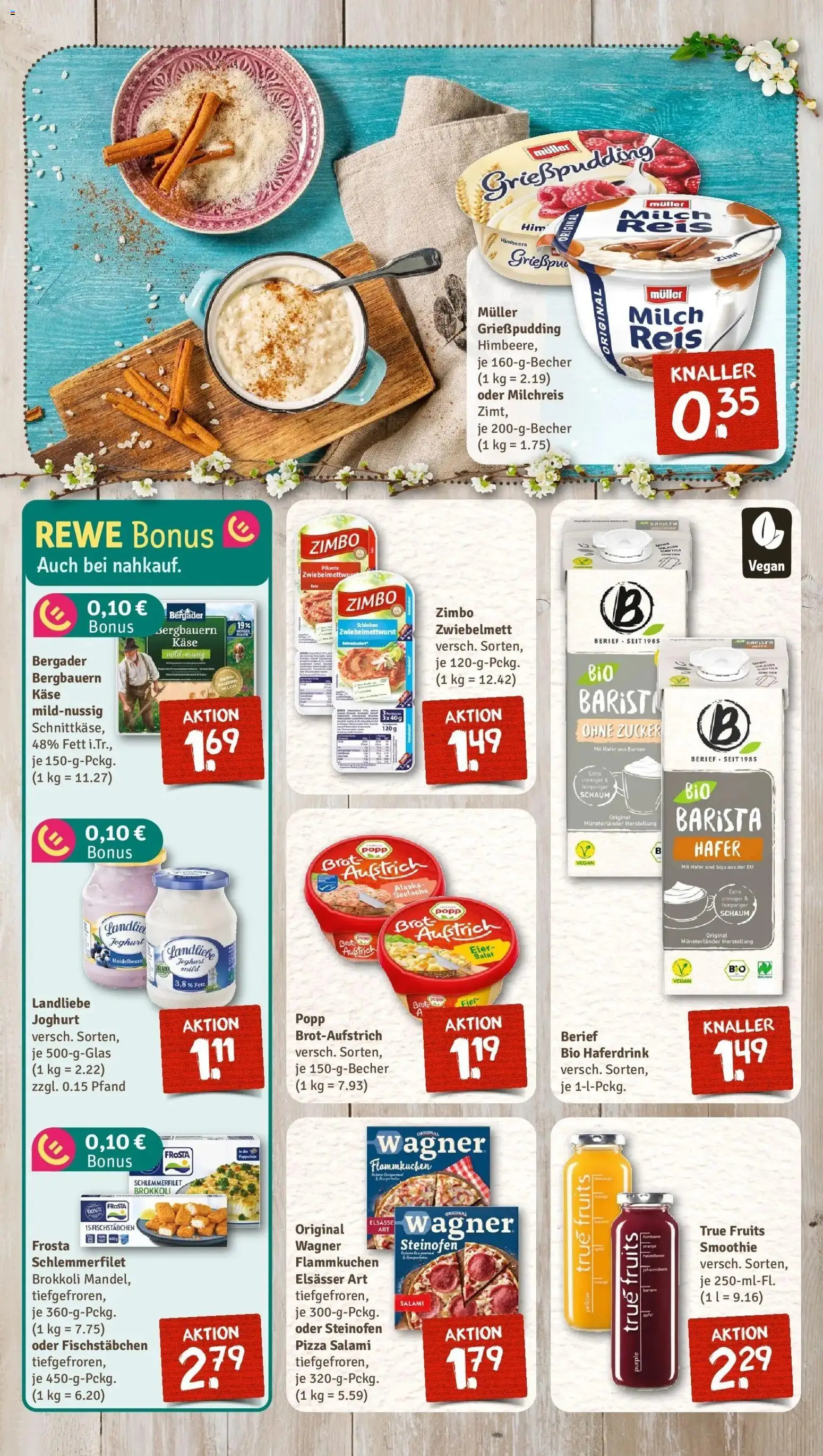 Rewe Prospekt Waldmünchen	 – gültig ab 23.03.2026 | Seite: 7 | Produkte: Fischstabchen, Brokkoli, Pizza, Salat