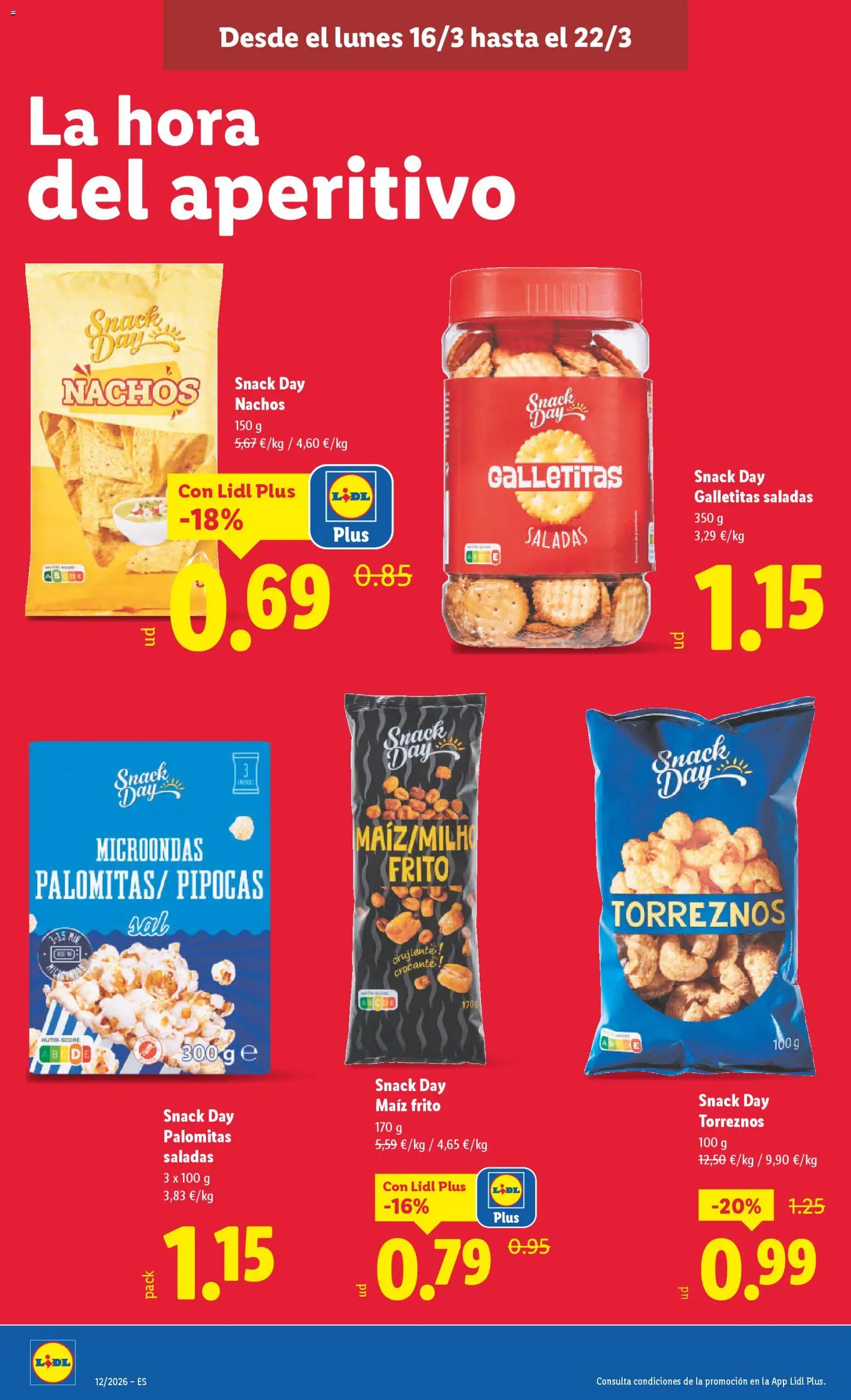 Lidl folleto │ válido desde el 16.03.2026 | Página: 16 | Productos: Καλτσάκια μισά