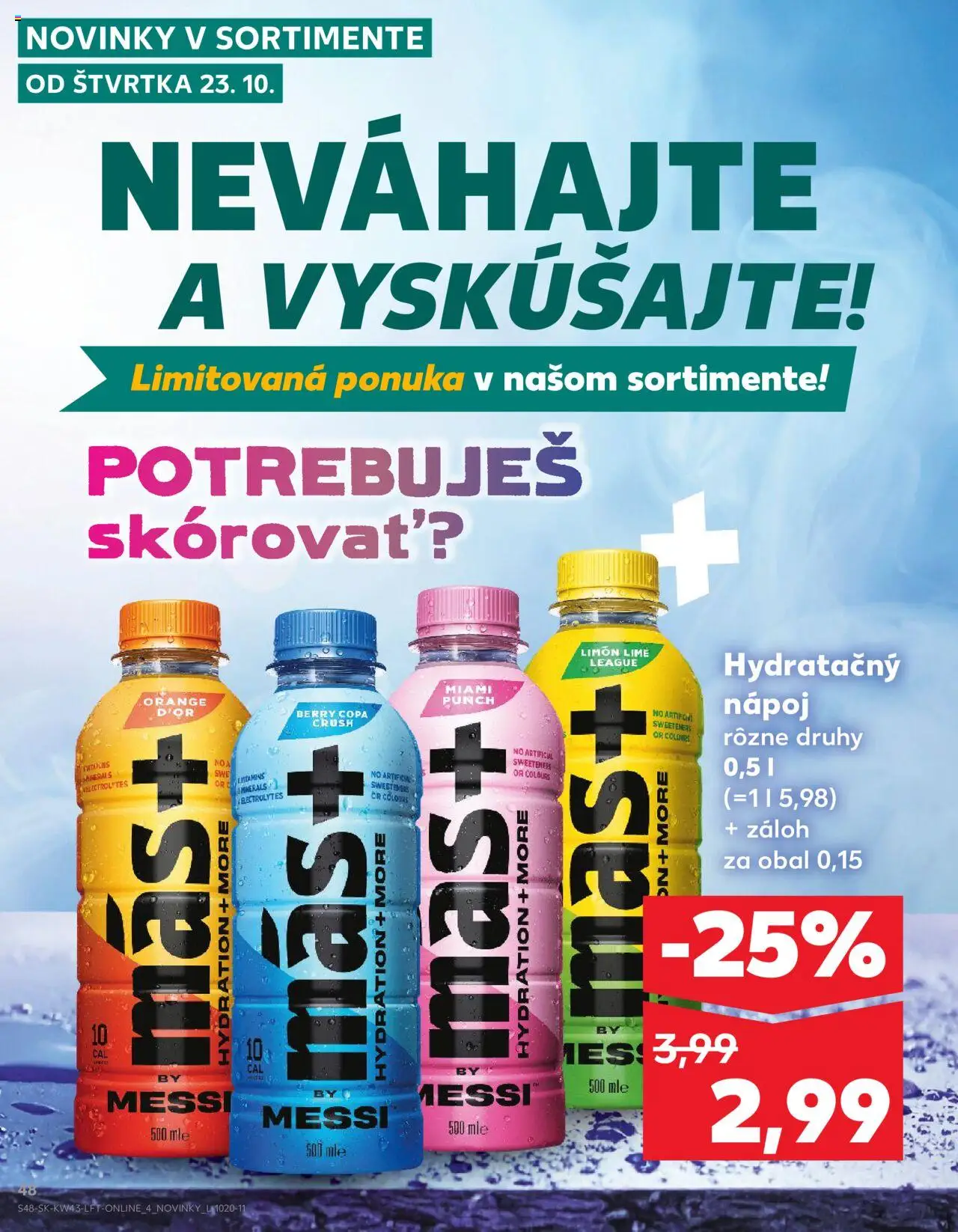 Nové Kaufland akcie – leták je platný od 23.10.2025 | Strana: 48