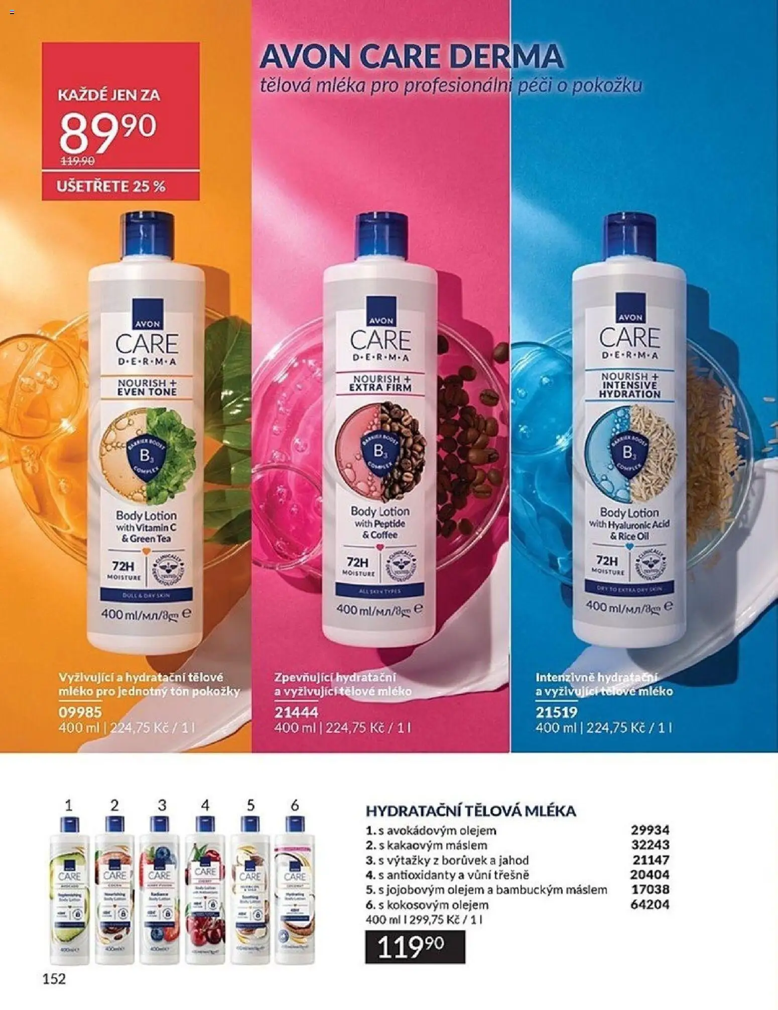 Avon Katalog 05/2026 od 01.05.2026 | Strana: 152 | Produkty: Vitamin c, Mléko, Třešně, Body