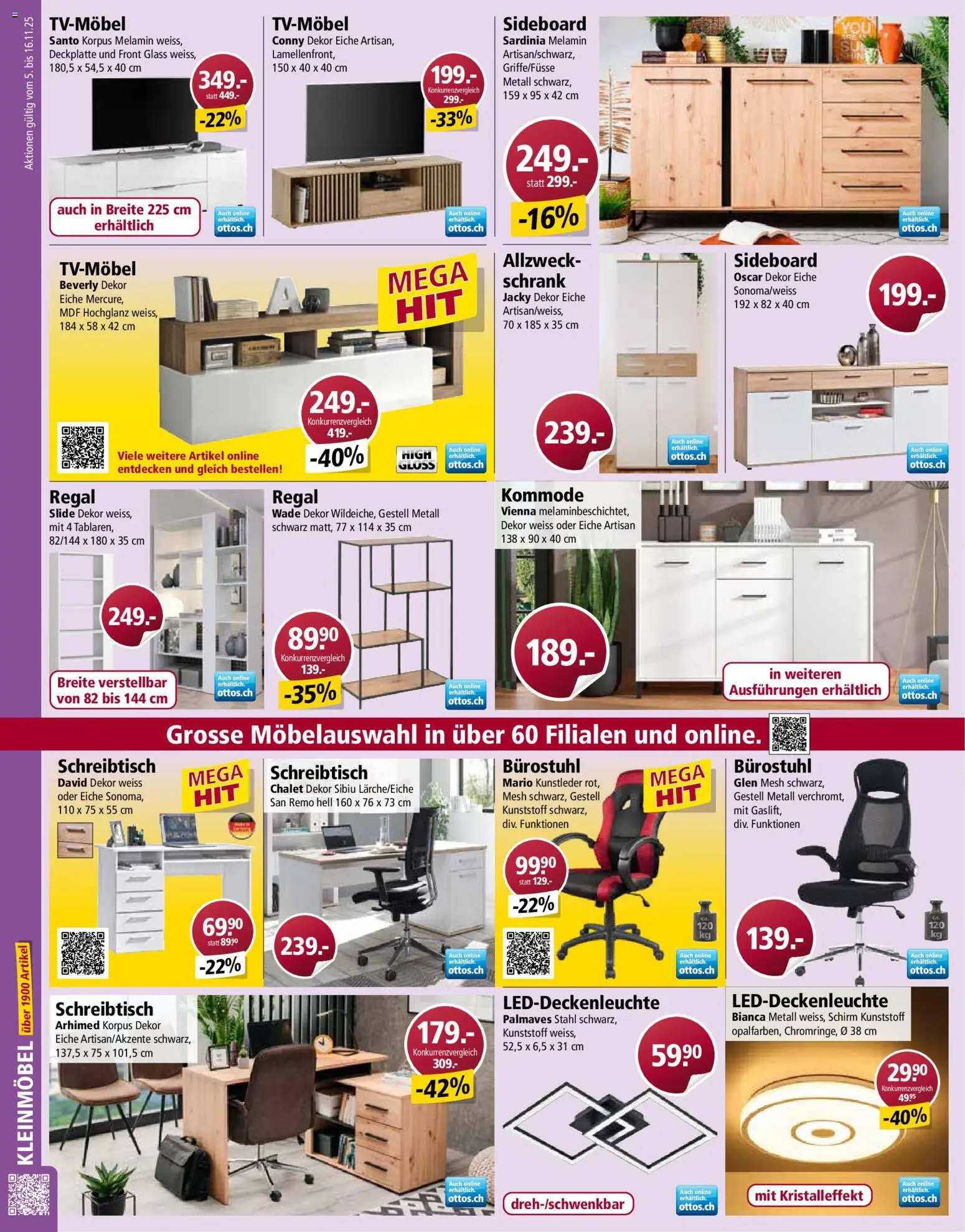Otto's Aktionen – gültig ab 05.11.2025 | Seite: 8 | Produkte: Kommode, Regal, Schrank, Sideboard