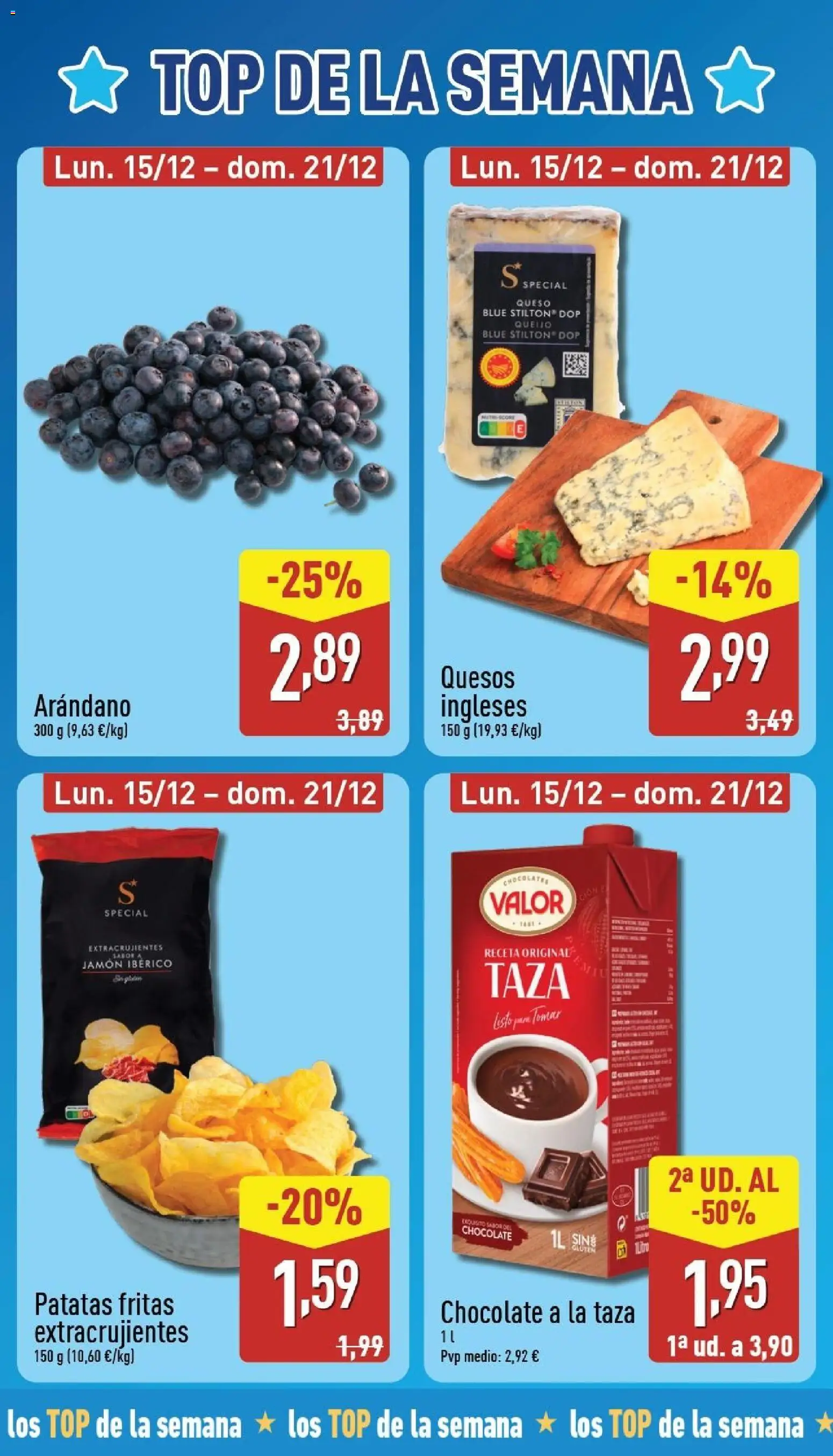 Aldi folleto Baleares │ válido desde el 15.12.2025 | Página: 2 | Productos: Queso, Jamón ibérico, Chocolate, Jamón