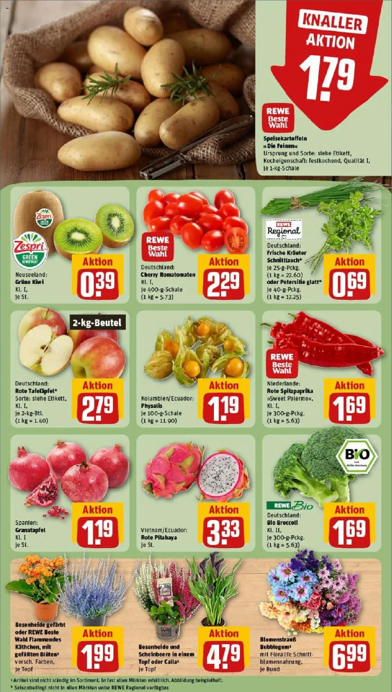 Rewe prospekt Frankfurt / Westend-Nord	 – gültig ab 21.09.2025 | Seite: 11 | Produkte: Granatapfel, Petersilie, Kiwi