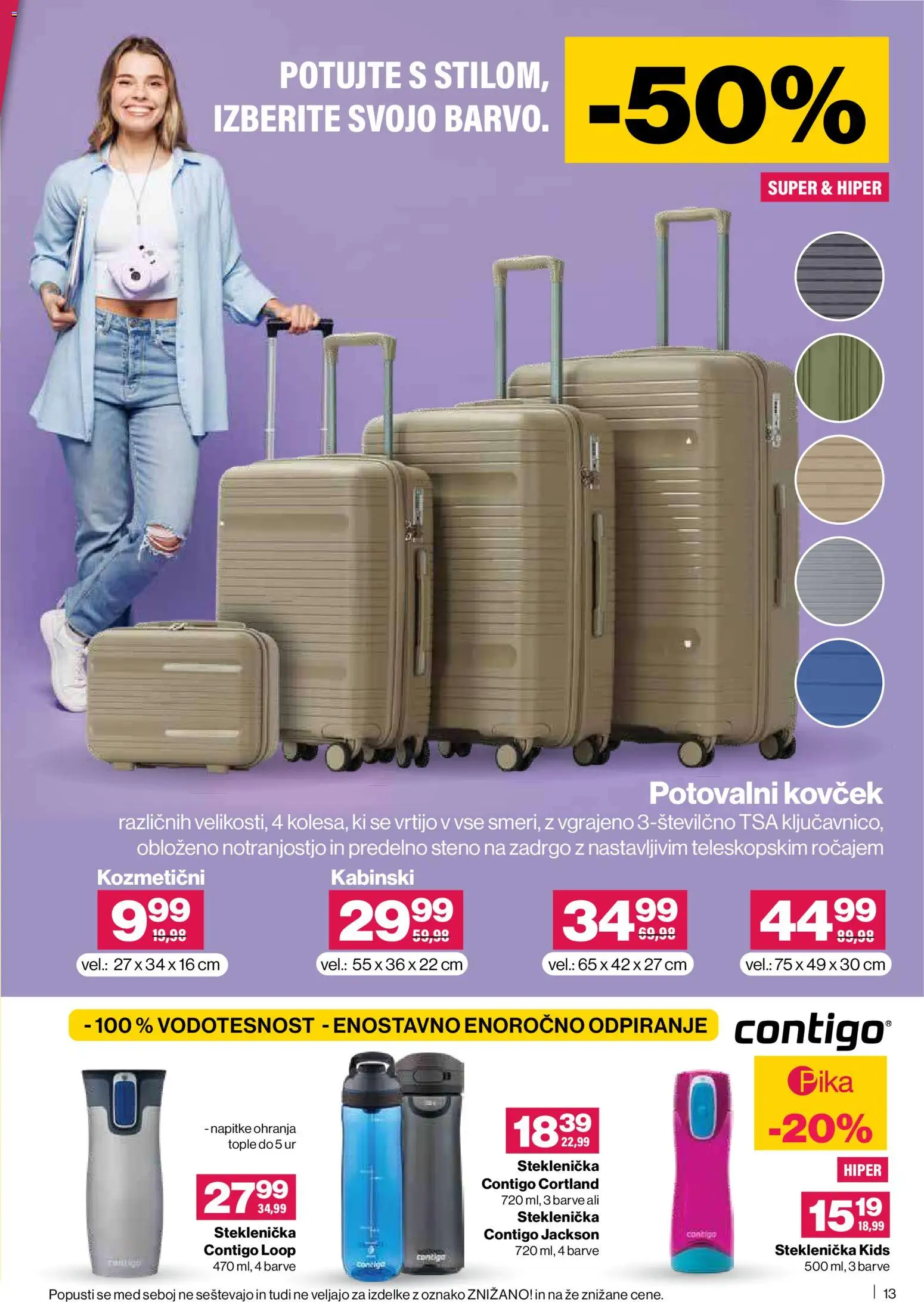 Novi Mercator katalog ponudbe – veljaven od 09.04.2026 | Stran: 13 | Izdelki: Kovcek