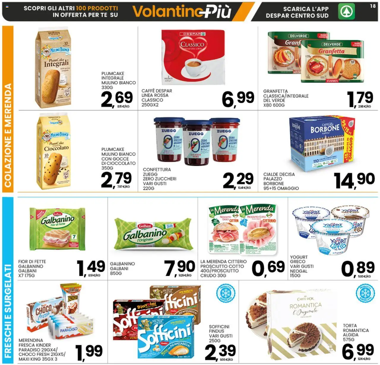 Volantino Interspar del 18.08.2025 | Pagina: 18 | Prodotti: Prosciutto Cotto, Yogurt, Tè, Prosciutto