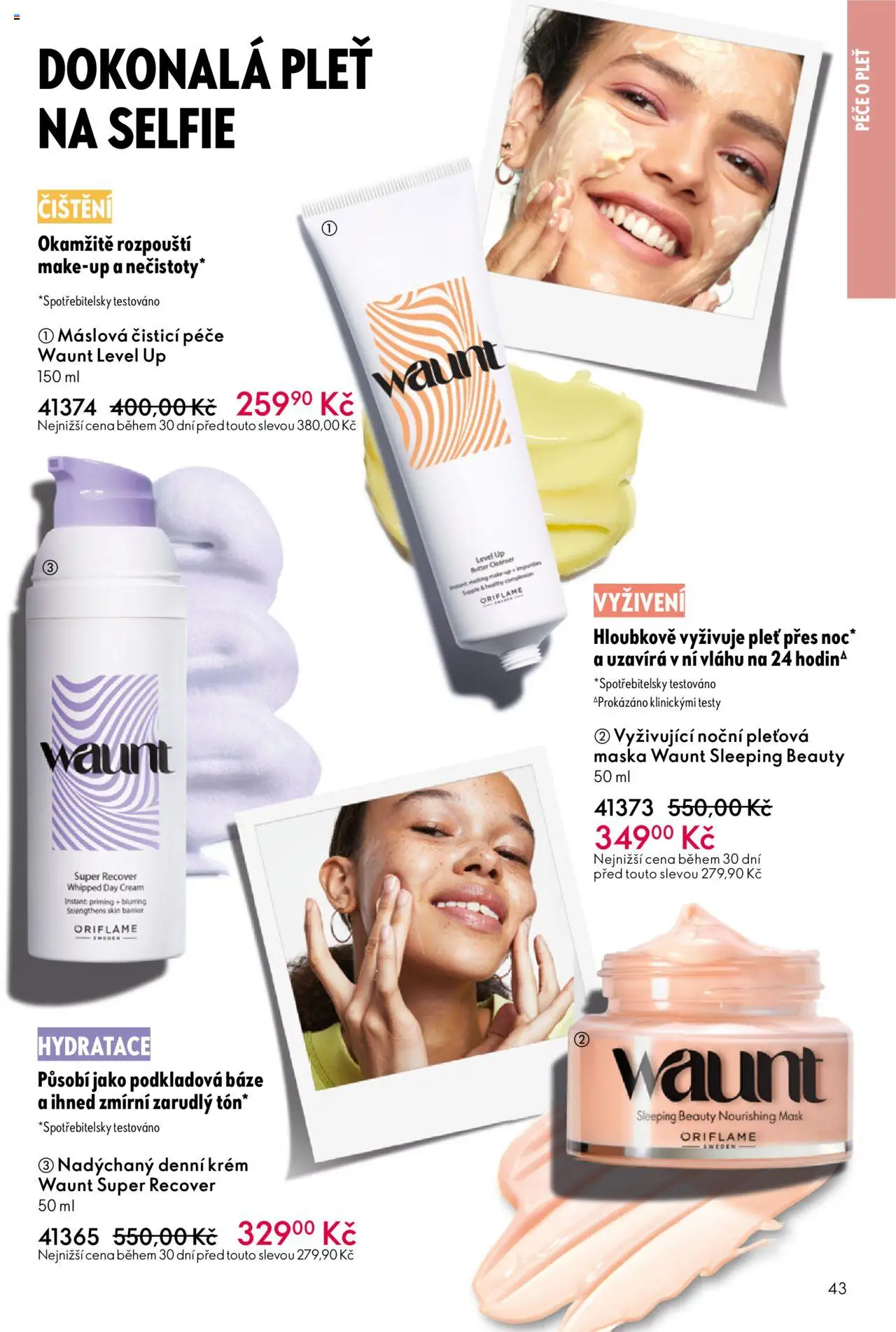 Oriflame katalog č.13/2025 od 07.09.2025 | Strana: 43 | Produkty: Pleťová maska, Makeup, Krém, Maska