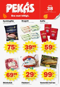 Pekås - erbjudanden - Förhandsvisning av reklamblad från butik Pekås aktuell från 15.09.2025