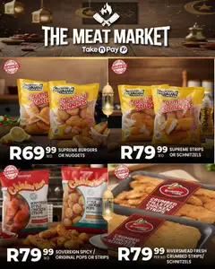 Take n Pay specials catalogue – valid from 27.01.2026 | Page: 2 | Products: Bag, Chicken, Burgers