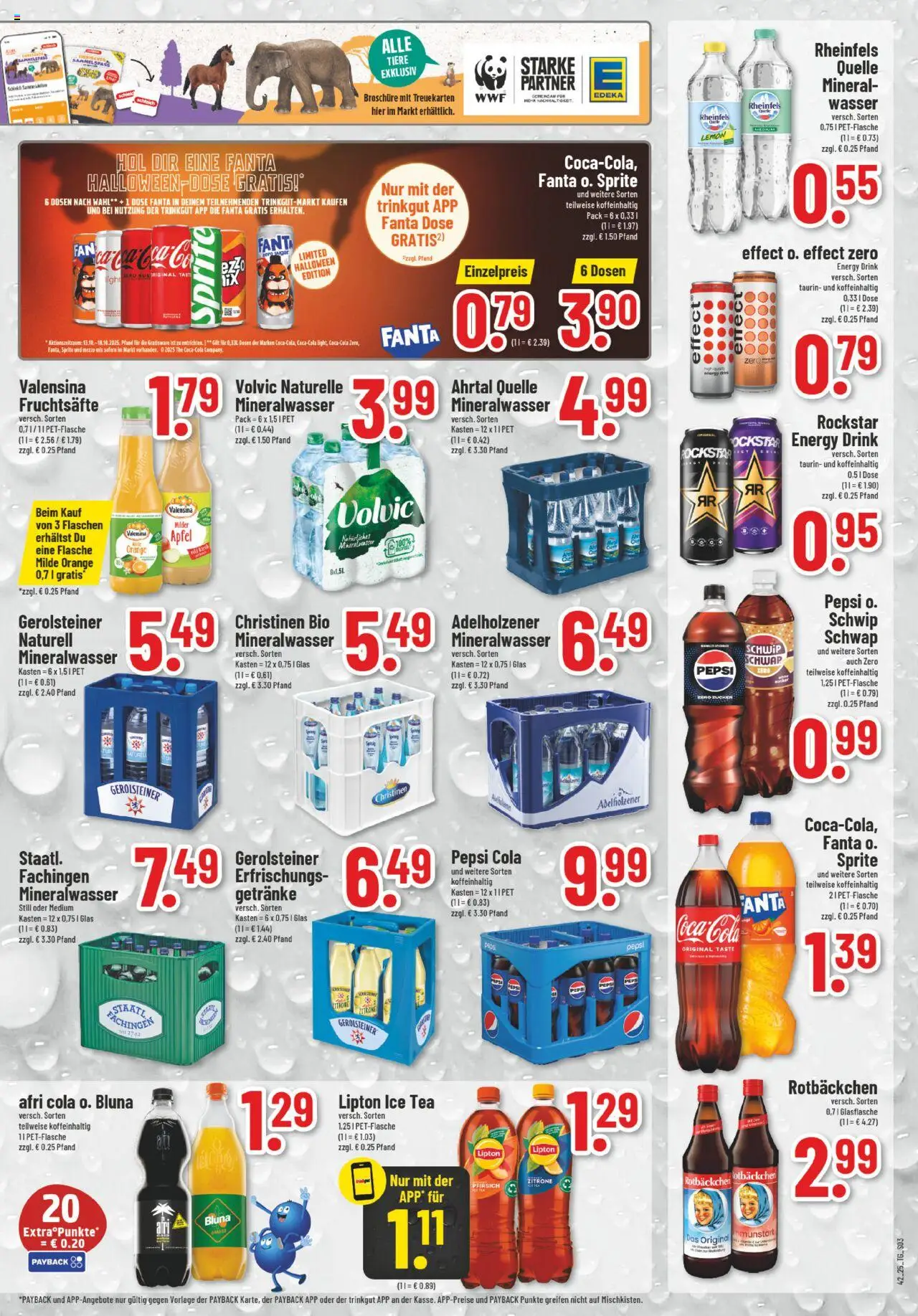 Trinkgut Prospekt – gültig ab 13.10.2025 | Seite: 3 | Produkte: Mezzo mix, Äpfel, Mineralwasser, Gerolsteiner